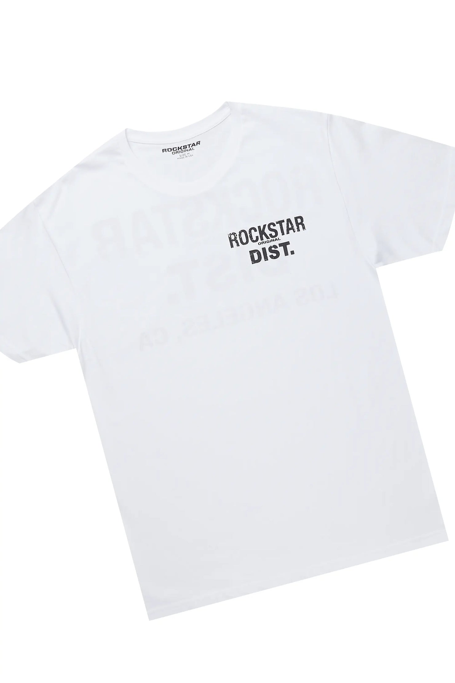 Butch White/Black T-Shirt/Denim Short Set