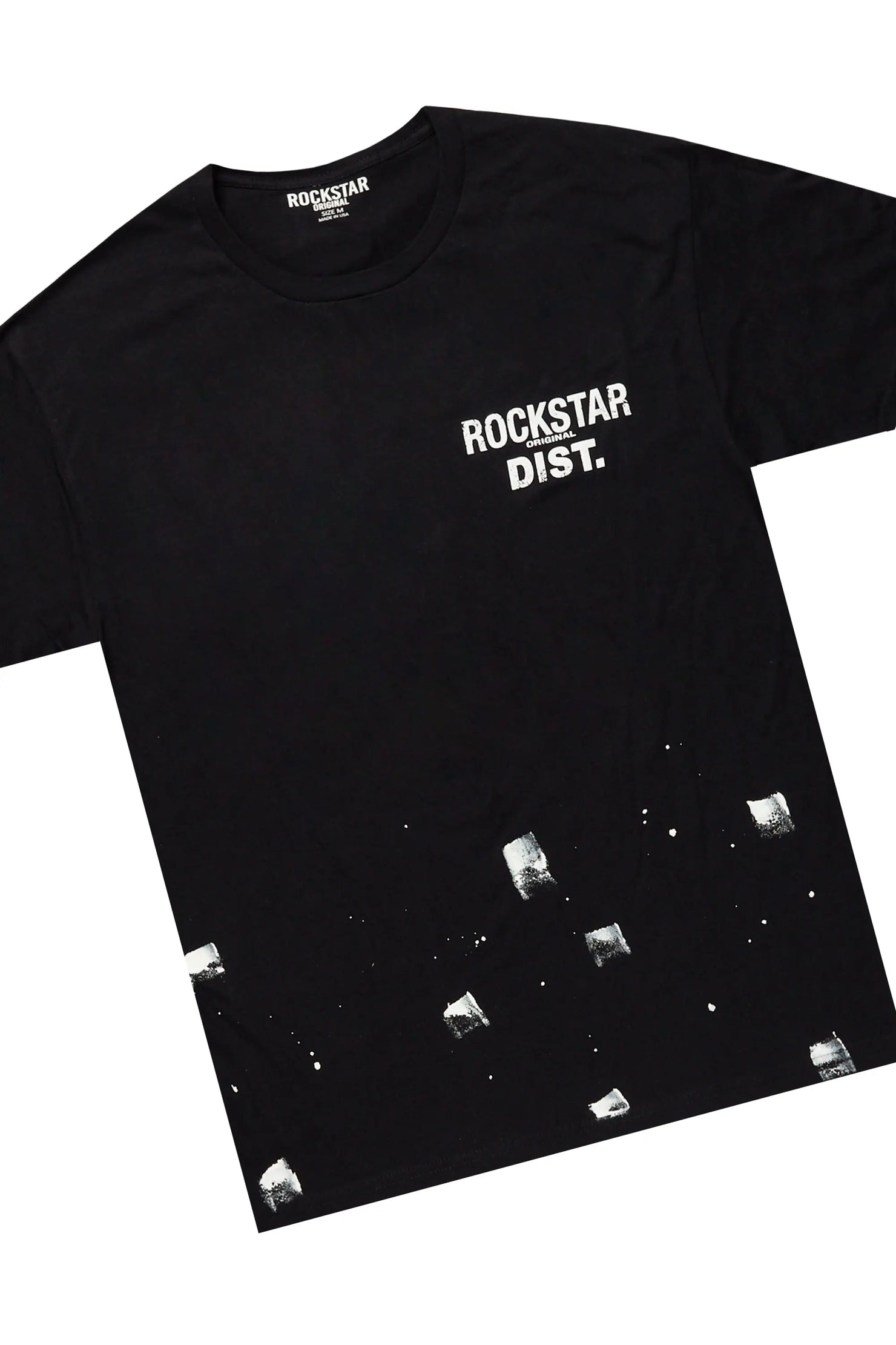 Raffer Black T-Shirt Super Stacked Flare Track Set