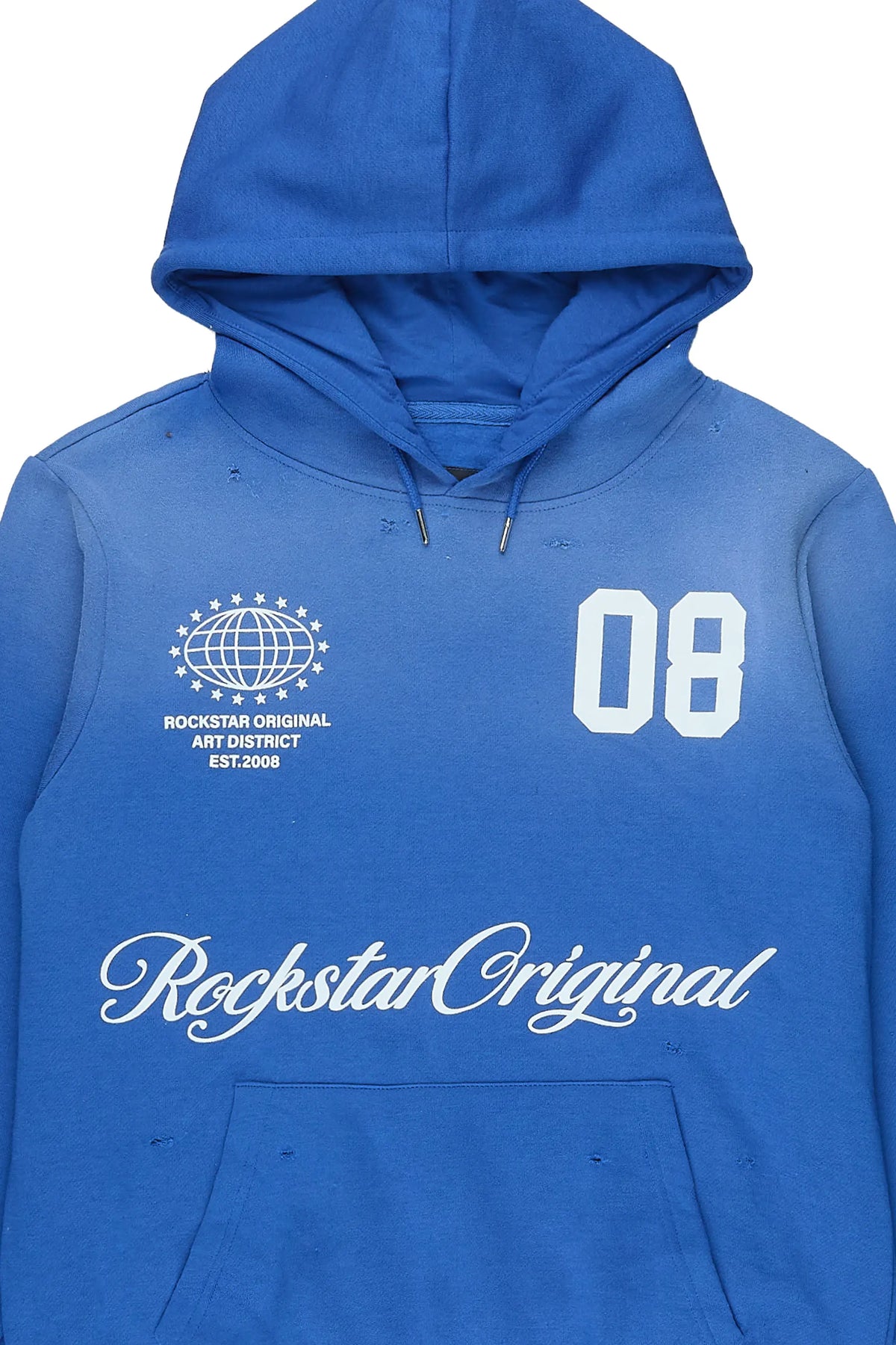 Posca Royal Blue Graphic Hoodie