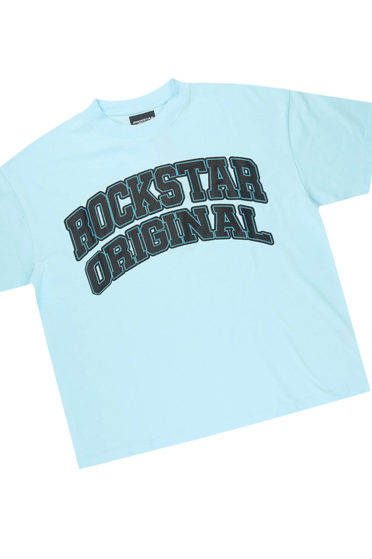 Hooper Sky Blue T-Shirt Short Set