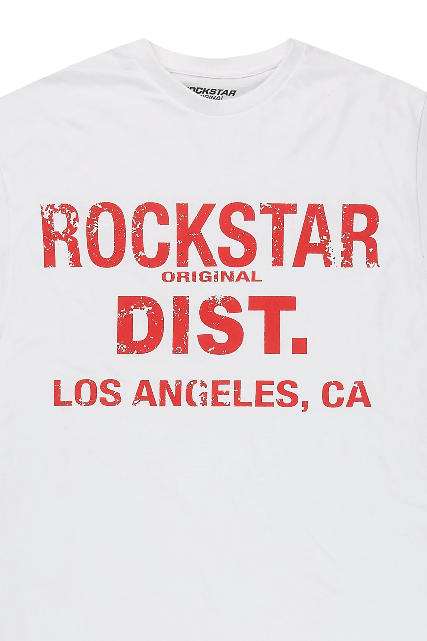 Lake 4.0 White/Red Graphic T-Shirt