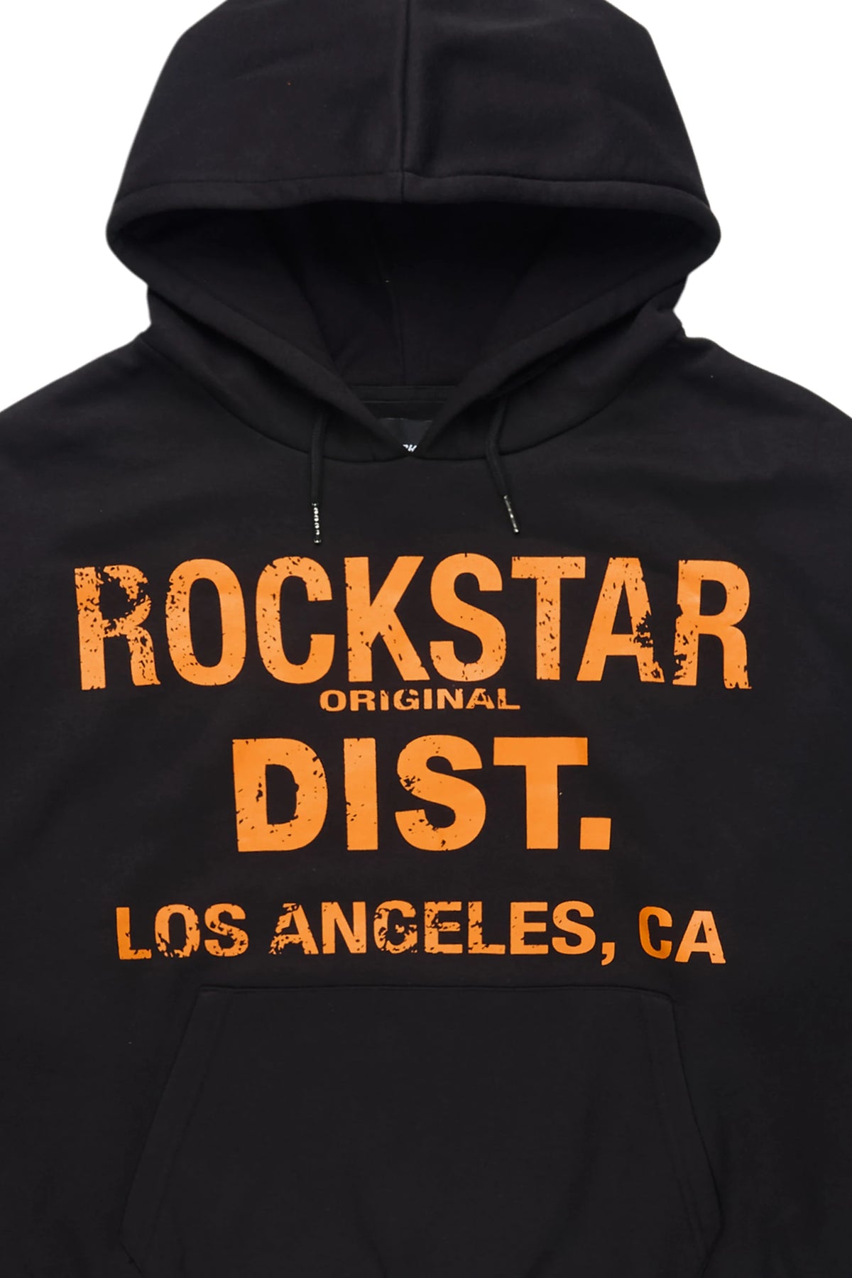 Saxon Black/Orange Graphic Hoodie
