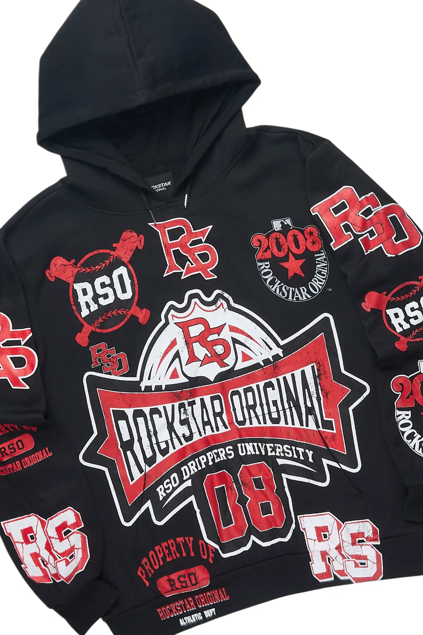 Mavrix Black Hoodie/Stacked Flare Track Set