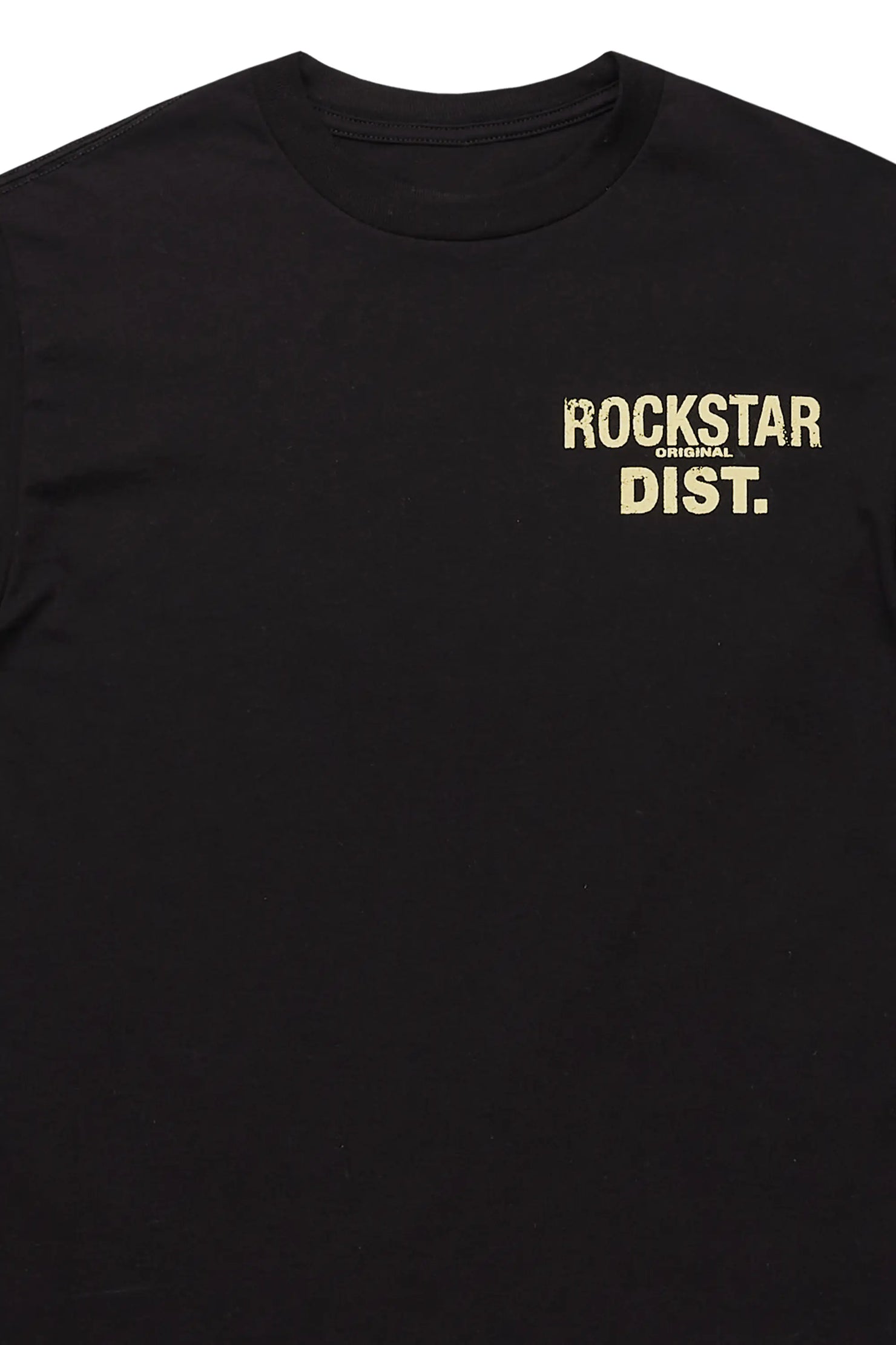 Dalasia Black/Beige Oversized Tee