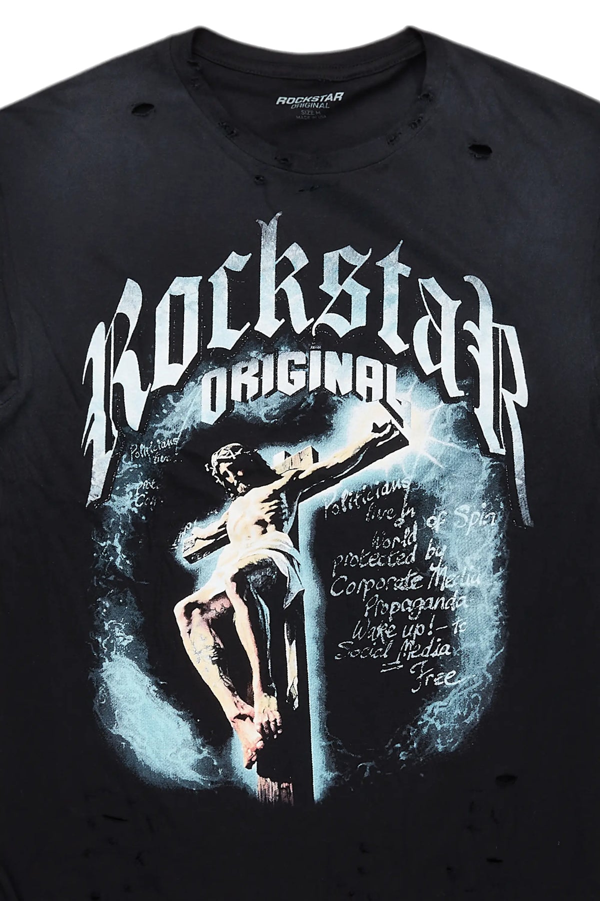 Sabian Black Graphic Oversized T-Shirt