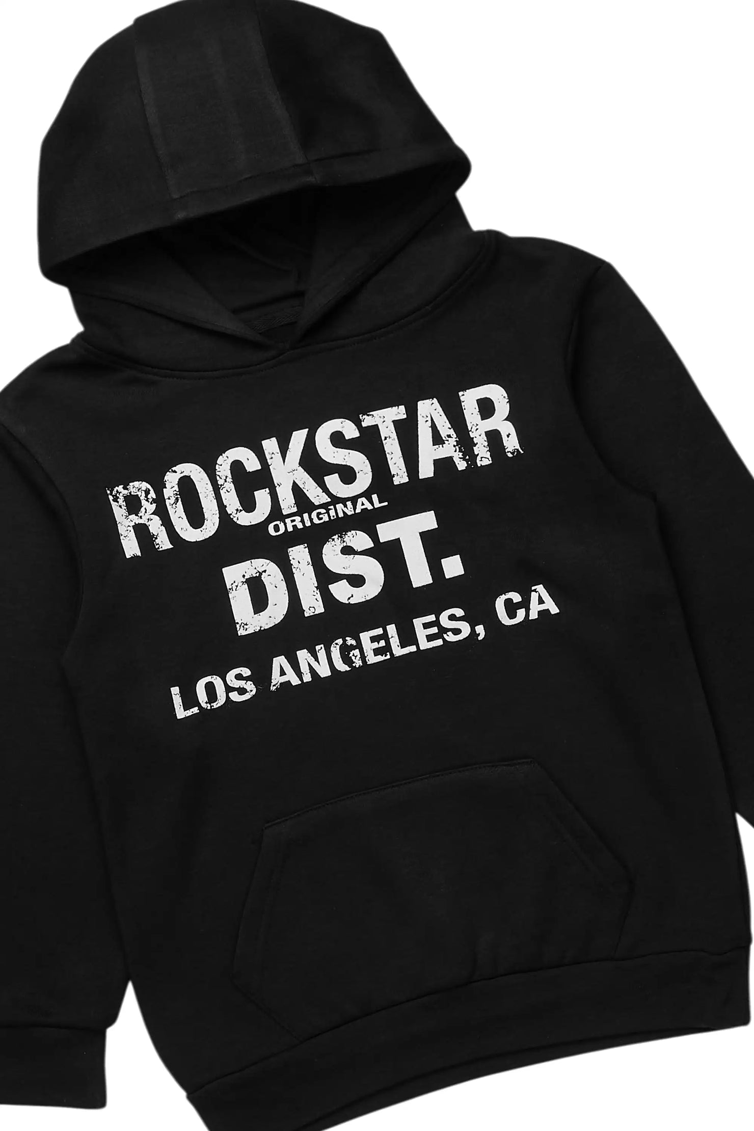 Boys Koen Black Hoodie/Baggy Jean Set