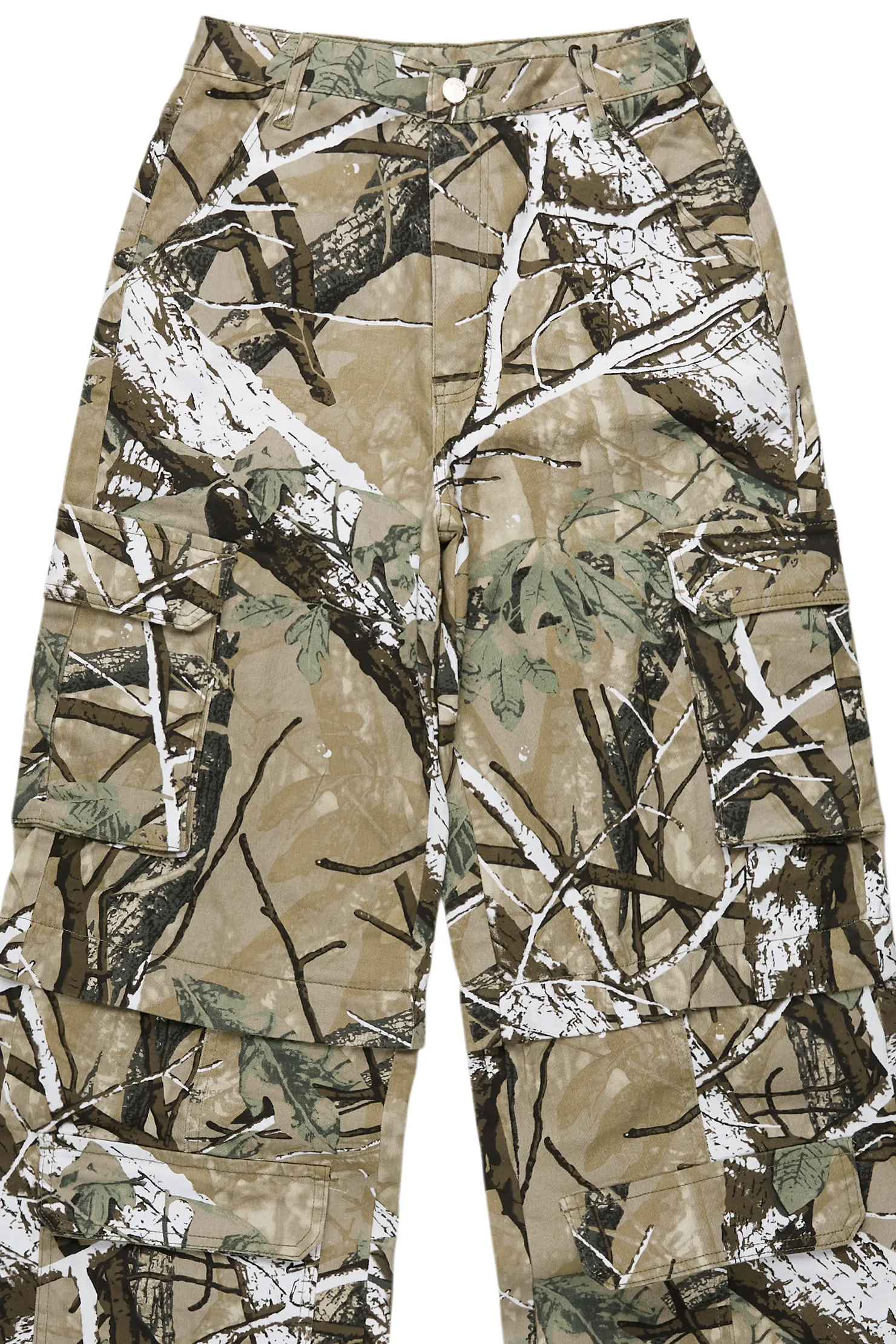 Precious Tree Camo Baggy Stacked Jean