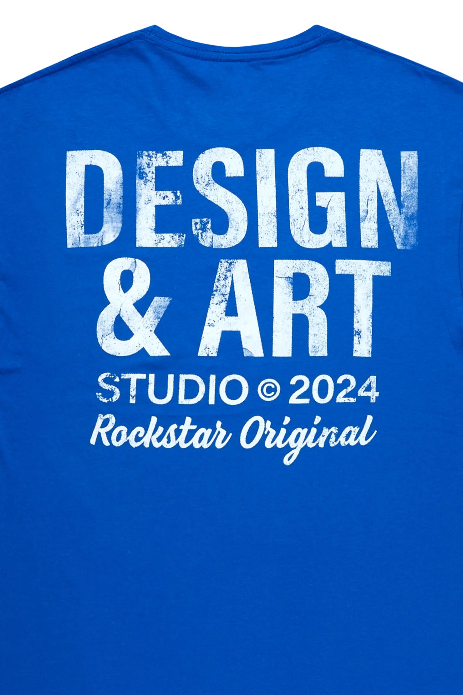 Mancha Royal/White Graphic T-Shirt