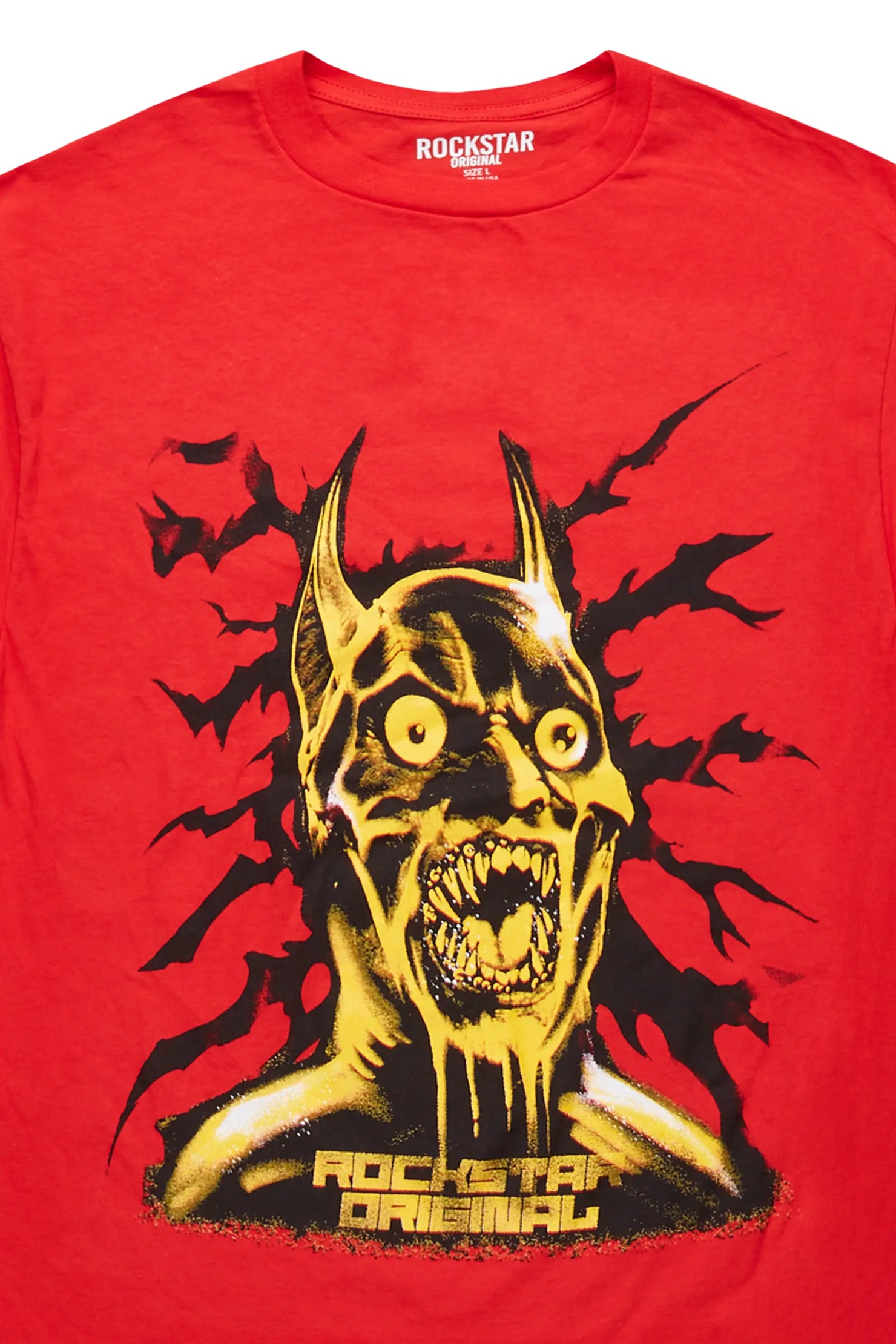 Scared Red Graphic T-Shirt