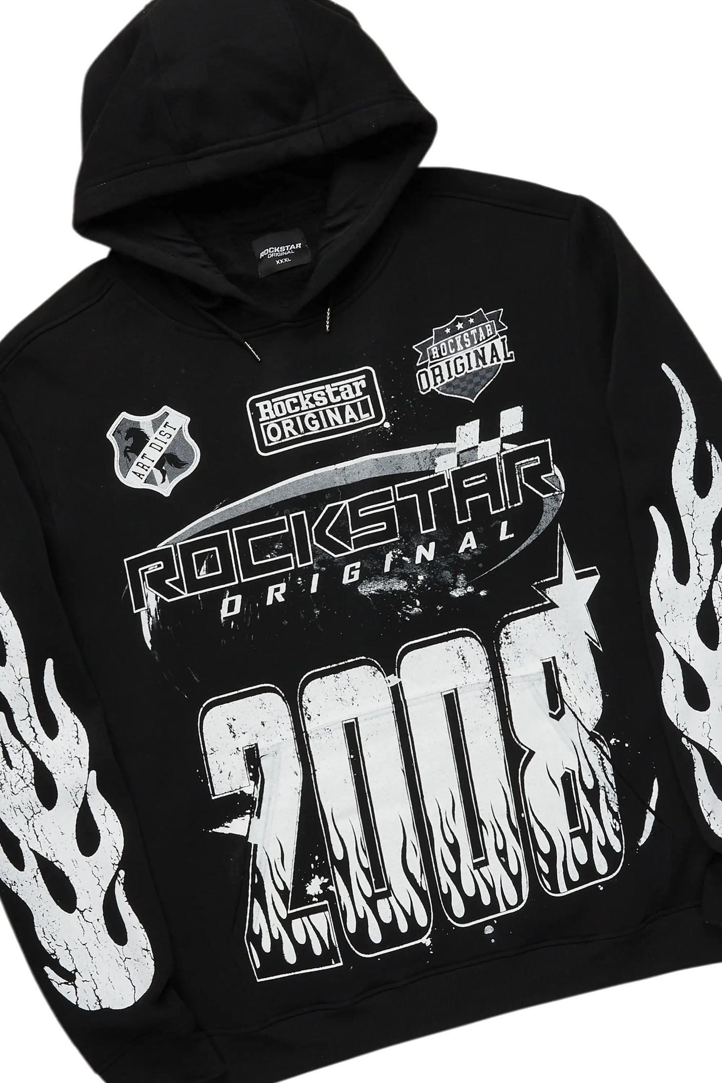 Amos Black Hoodie/Stacked Jean Bundle