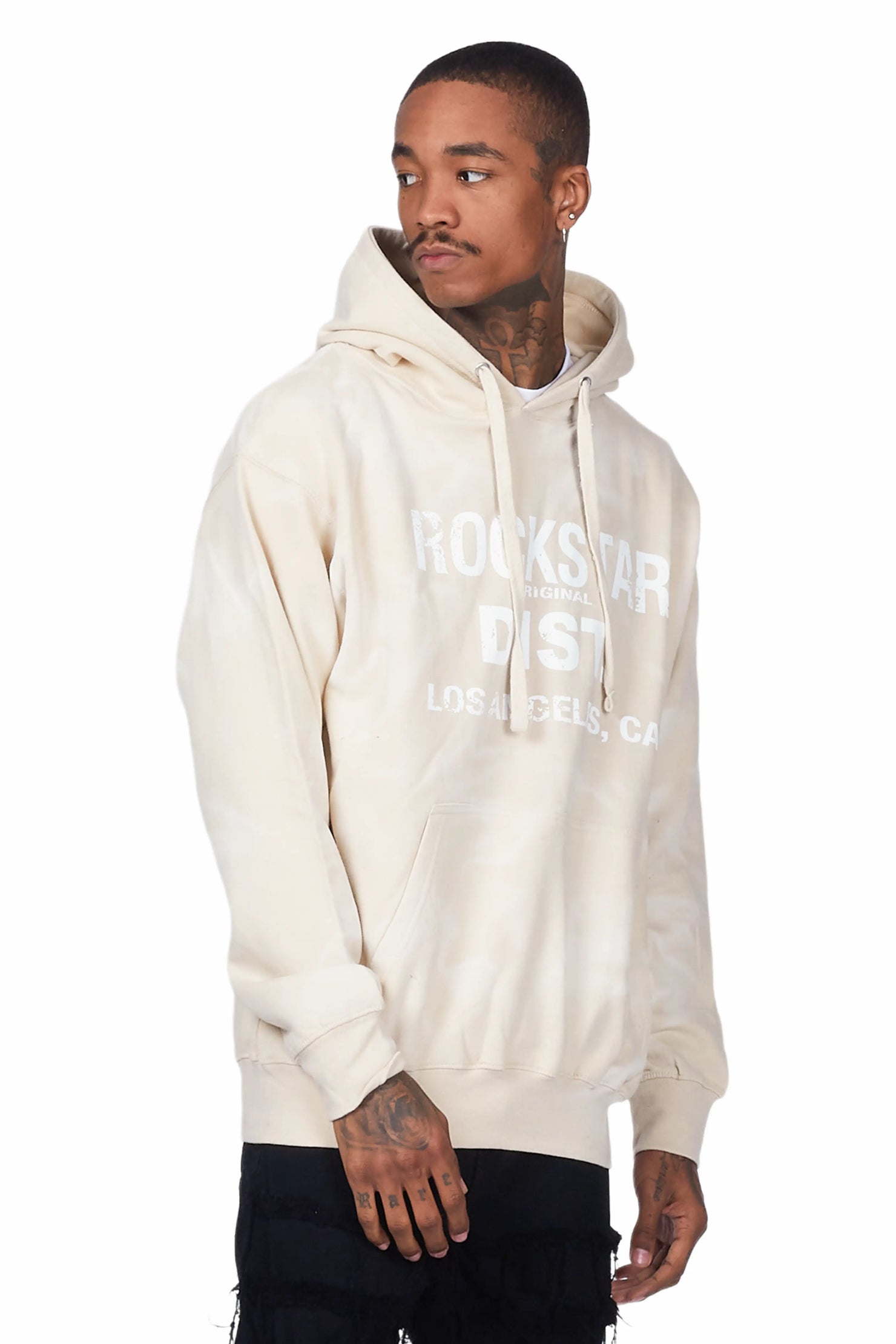 Nelly Beige Graphic Hoodie