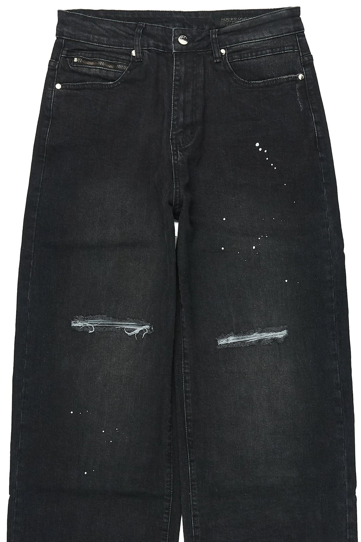 Ronn Black Straight Fit Jean