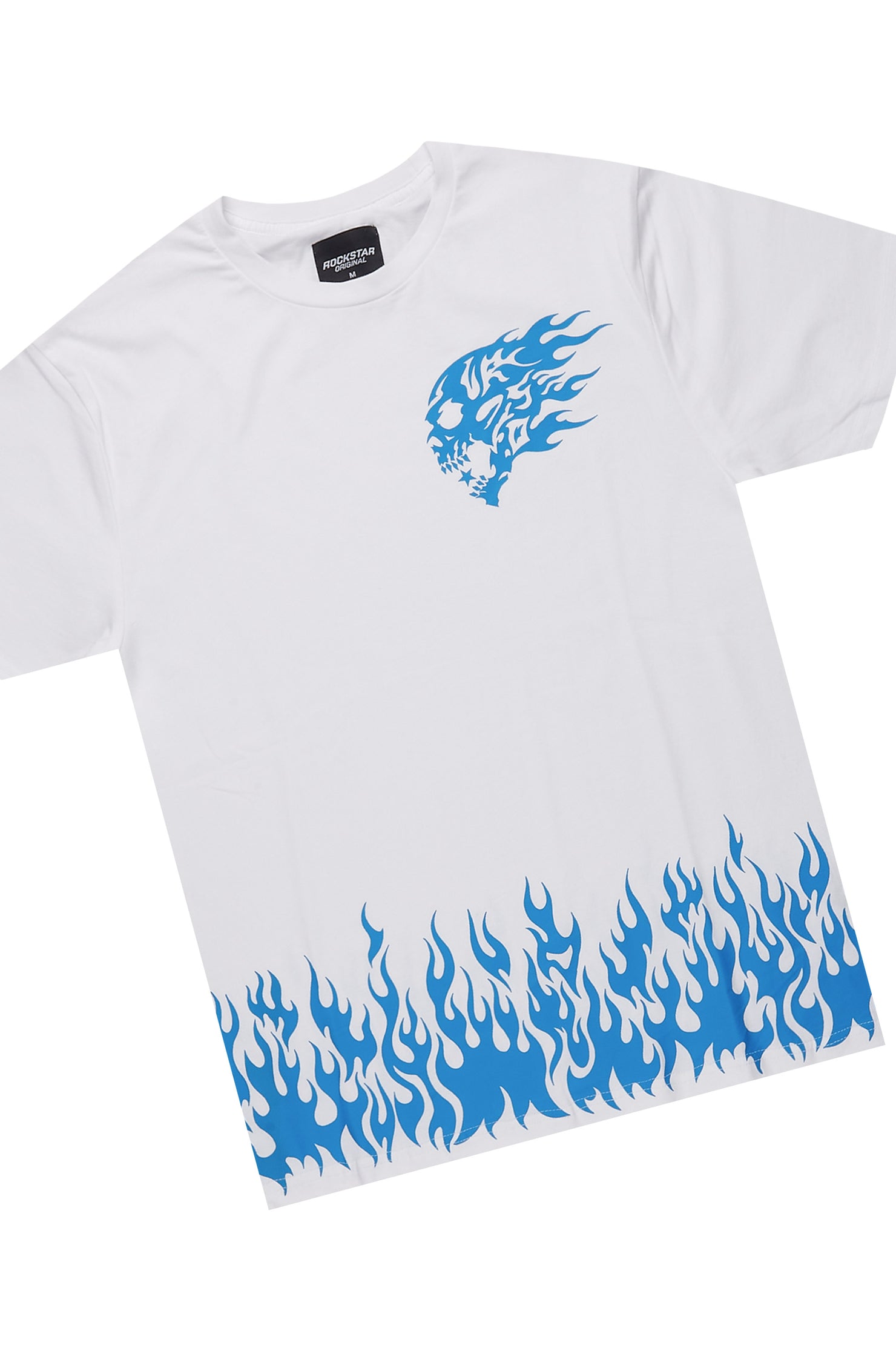 Bubble White/Blue T-Shirt/Super Stacked Flare Jean Bundle