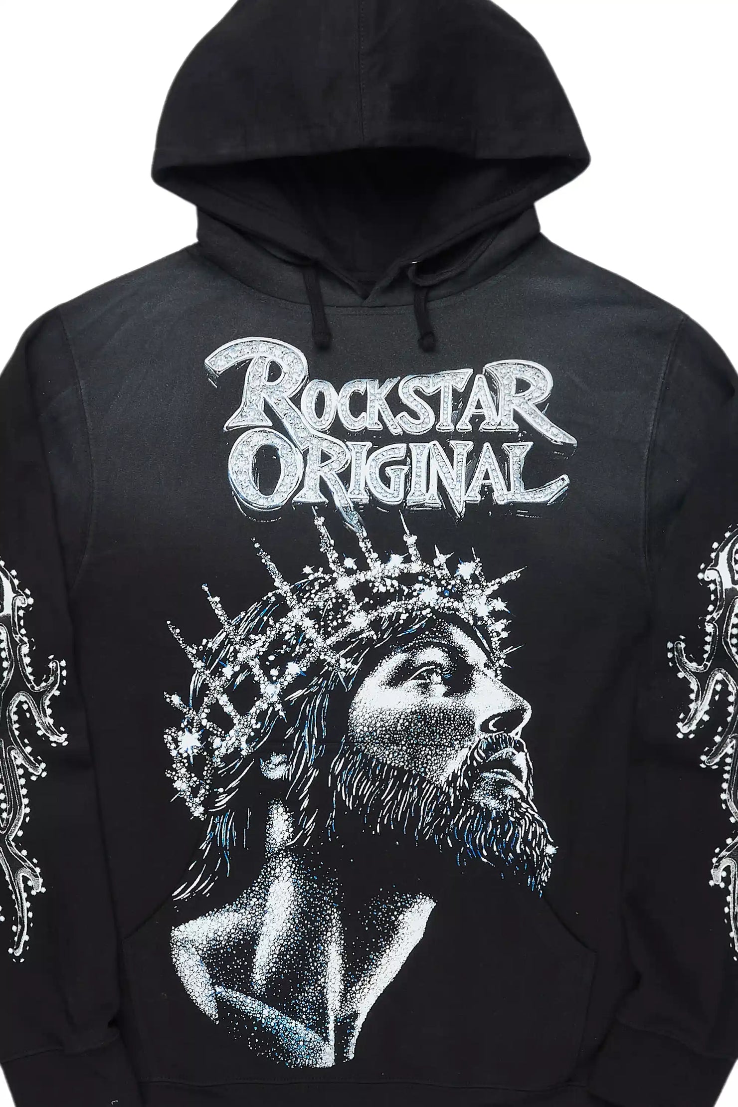 Darius Black Graphic Hoodie