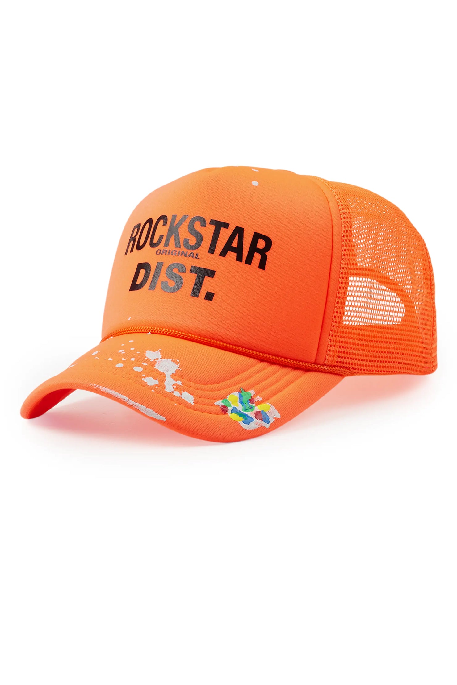 Neptune Neon Orange Trucker Hat