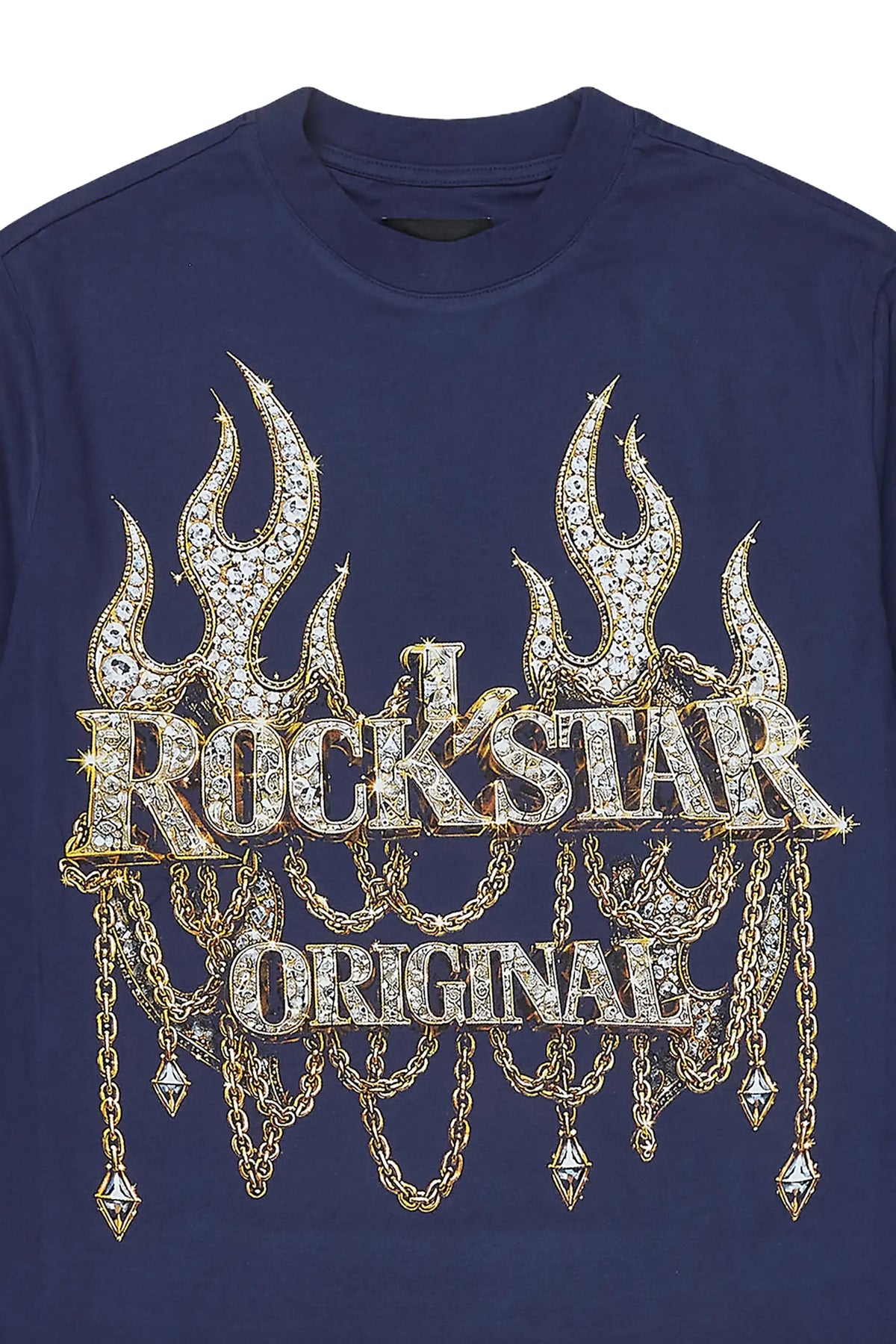 Boys Izzo Navy Long Sleeve Graphic T-Shirt