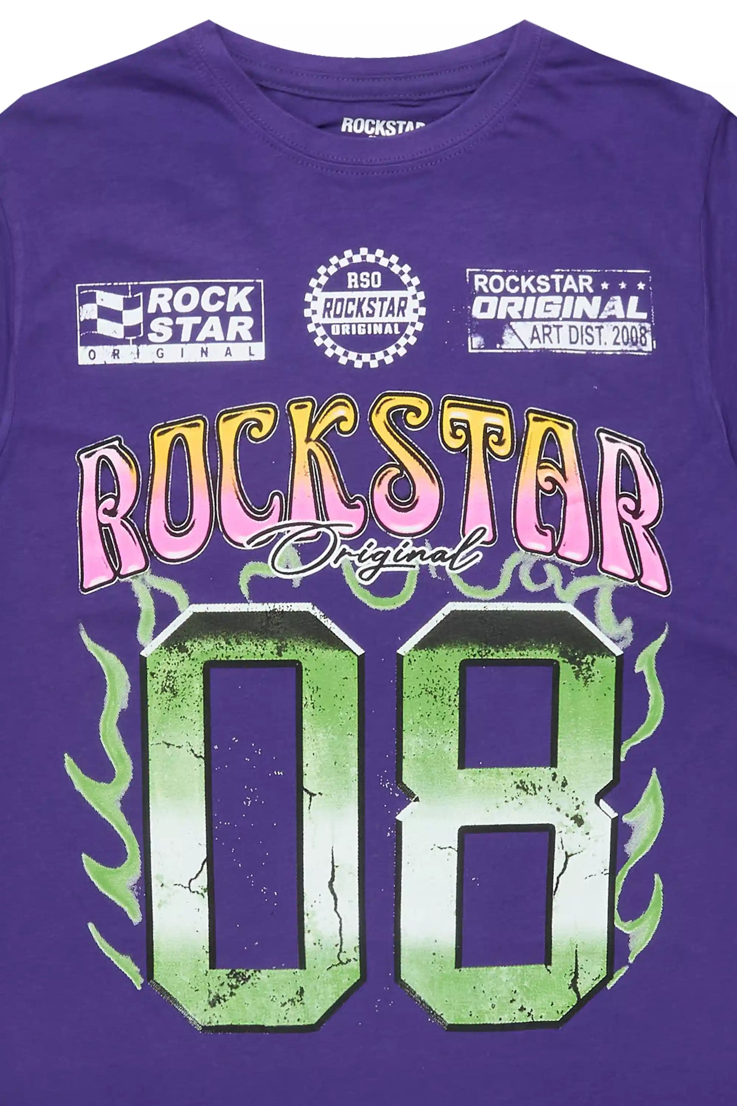 Girls Quito Purple Graphic T-Shirt