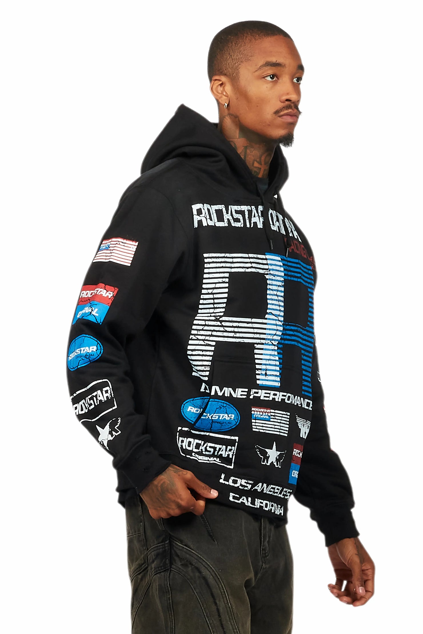RSO Racing Club Black Graphic Hoodie