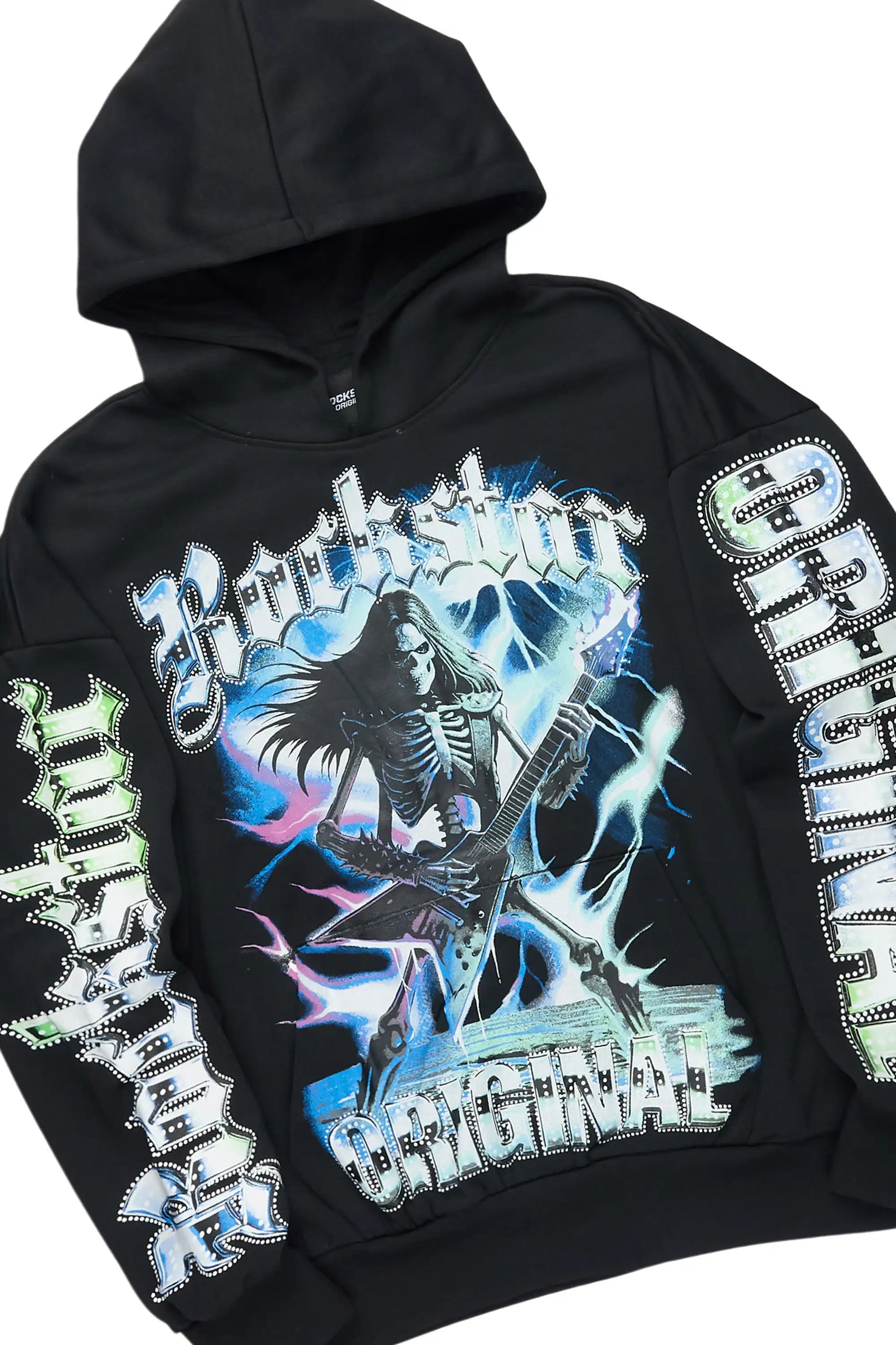 Nyxx Black Hoodie/Baggy Pant Track Set