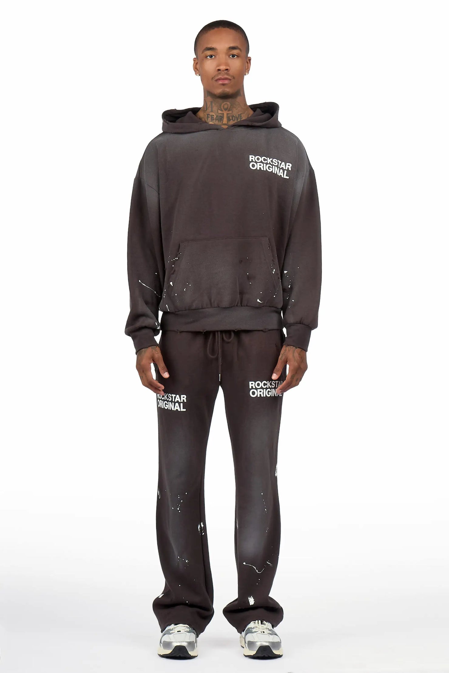 Reign Iron Hoodie/Stacked Flare Track Set