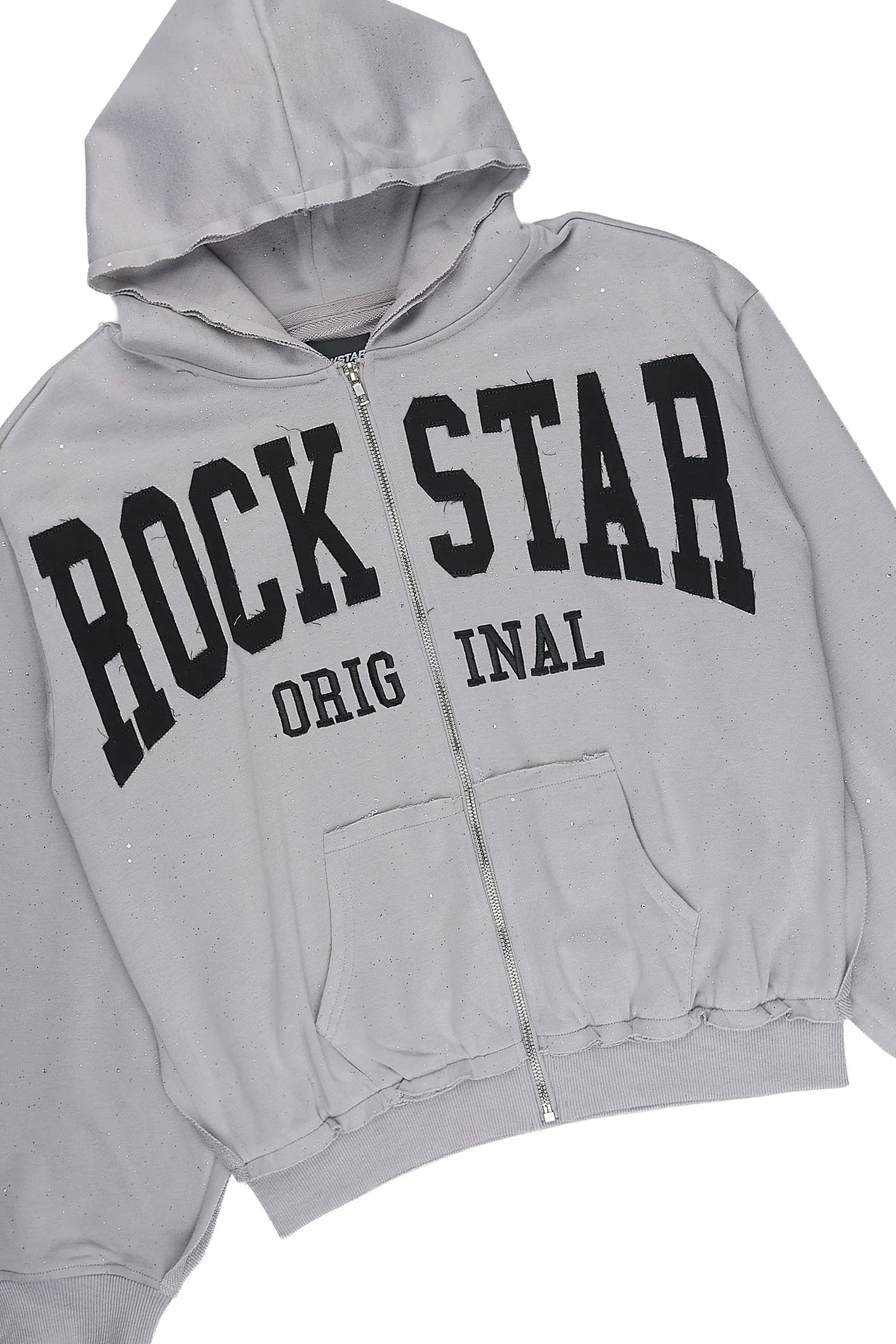 Boys Akila Grey Hoodie Double Waisted Short Set