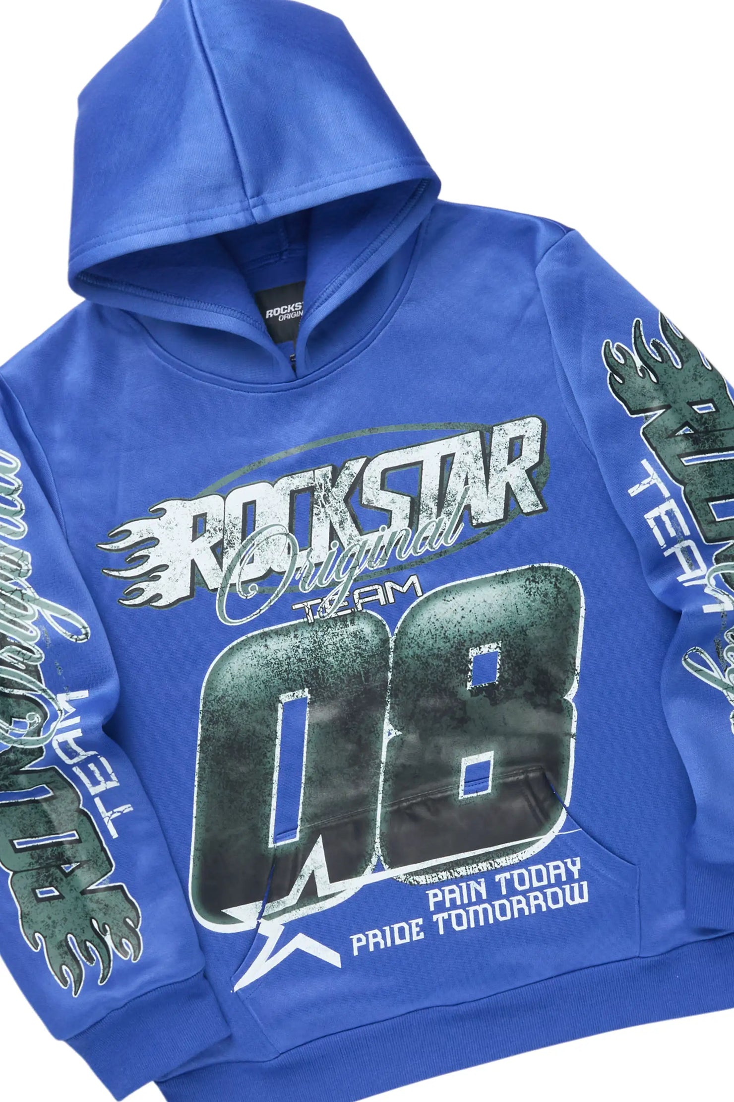 Boys Flash Royal Blue/Multi Stacked Track Set