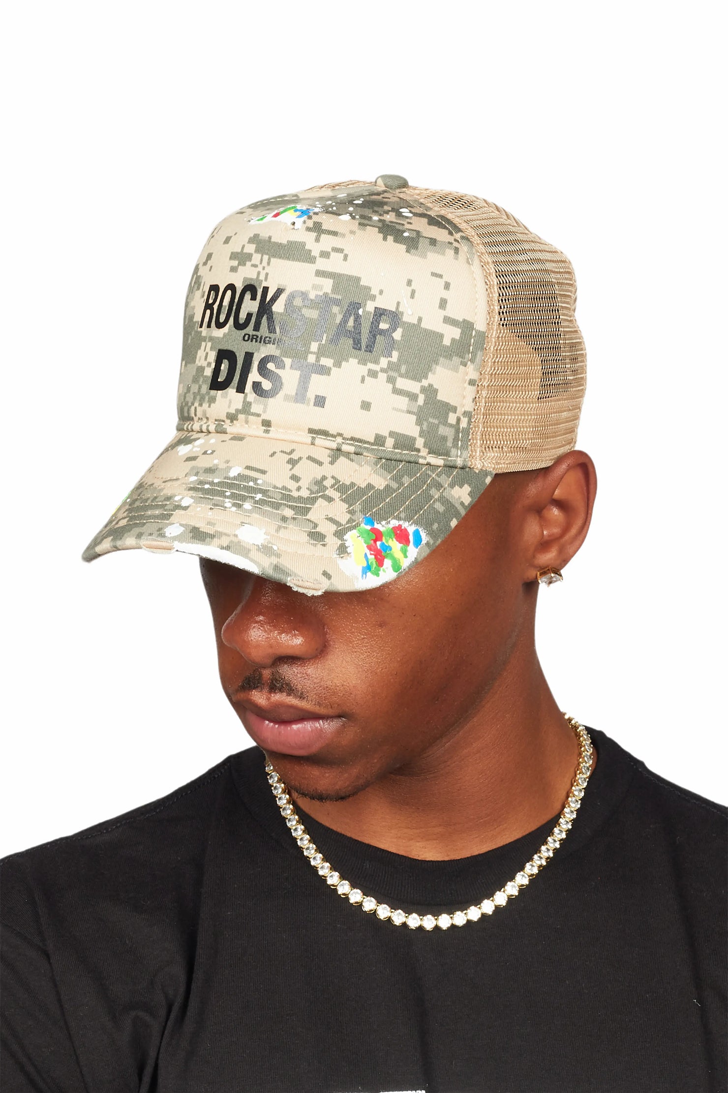 Neptune Digital Camo Trucker Hat