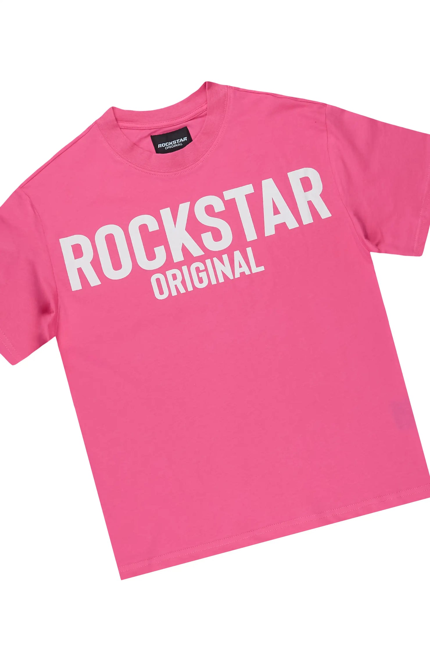 Girls Sabrina Pink/Pink Short Set