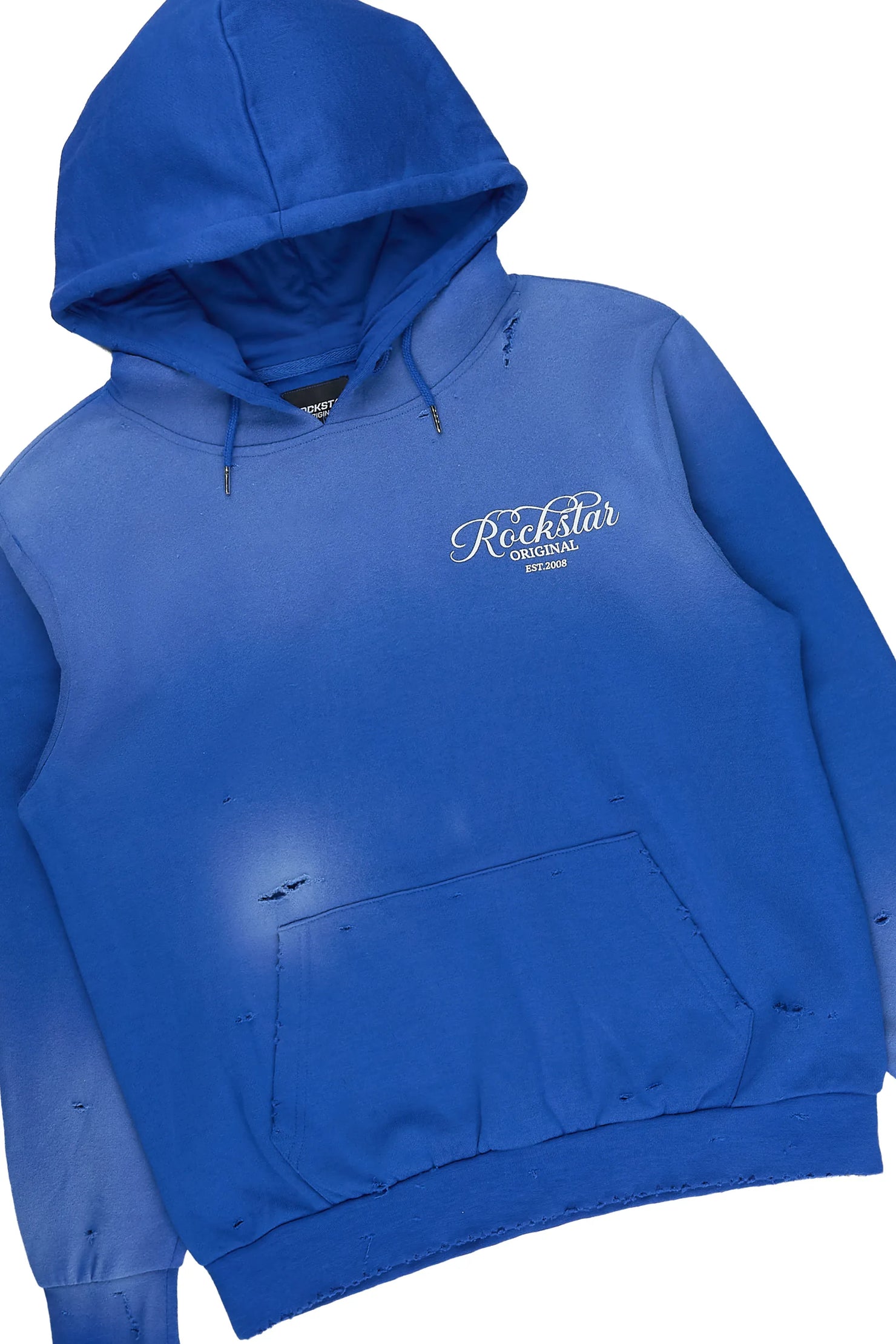 Voltage Royal Blue Hoodie/Stacked Flare Pant Track Set
