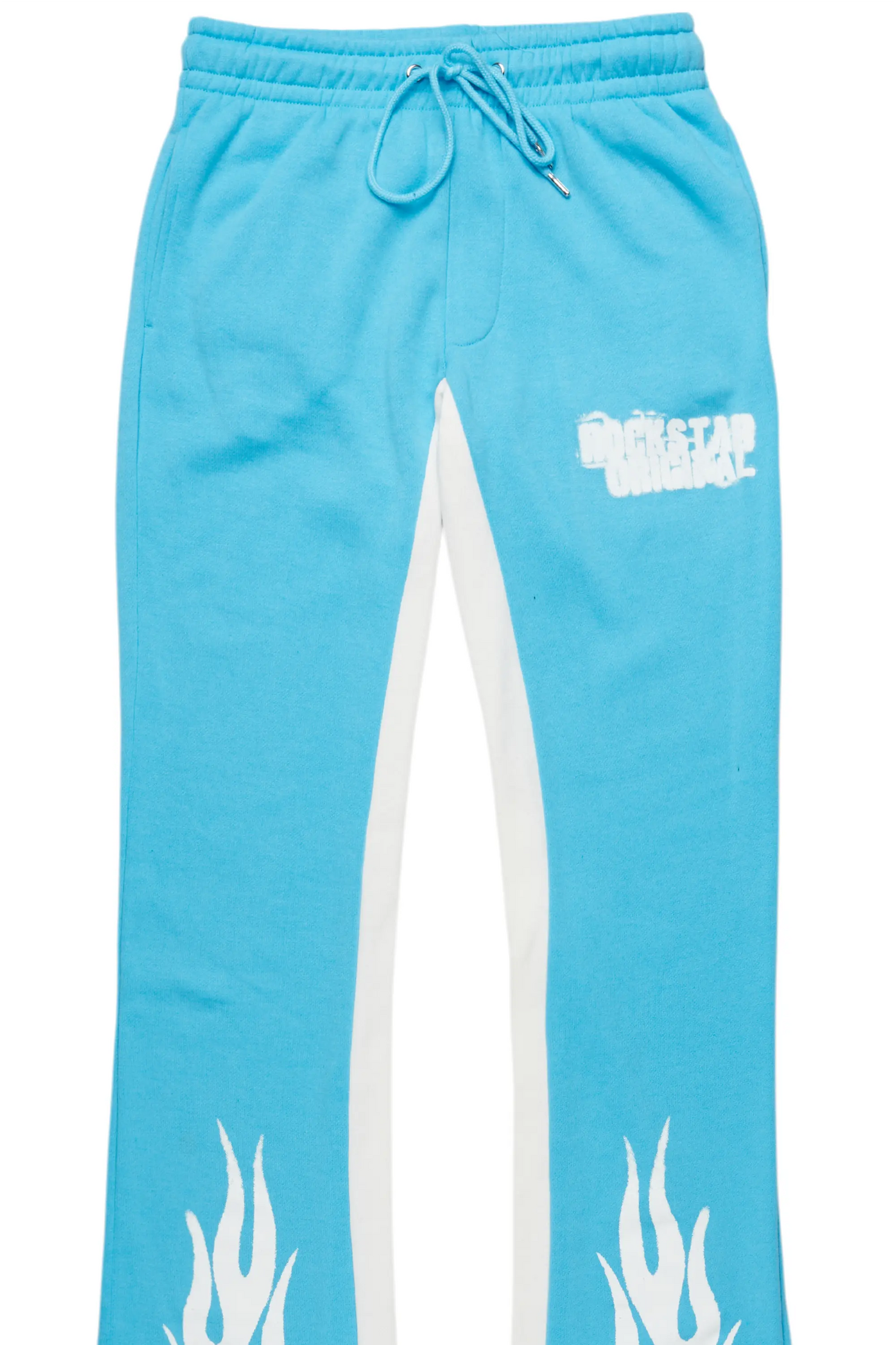 Banyan Blue Graphic Baggy Pant