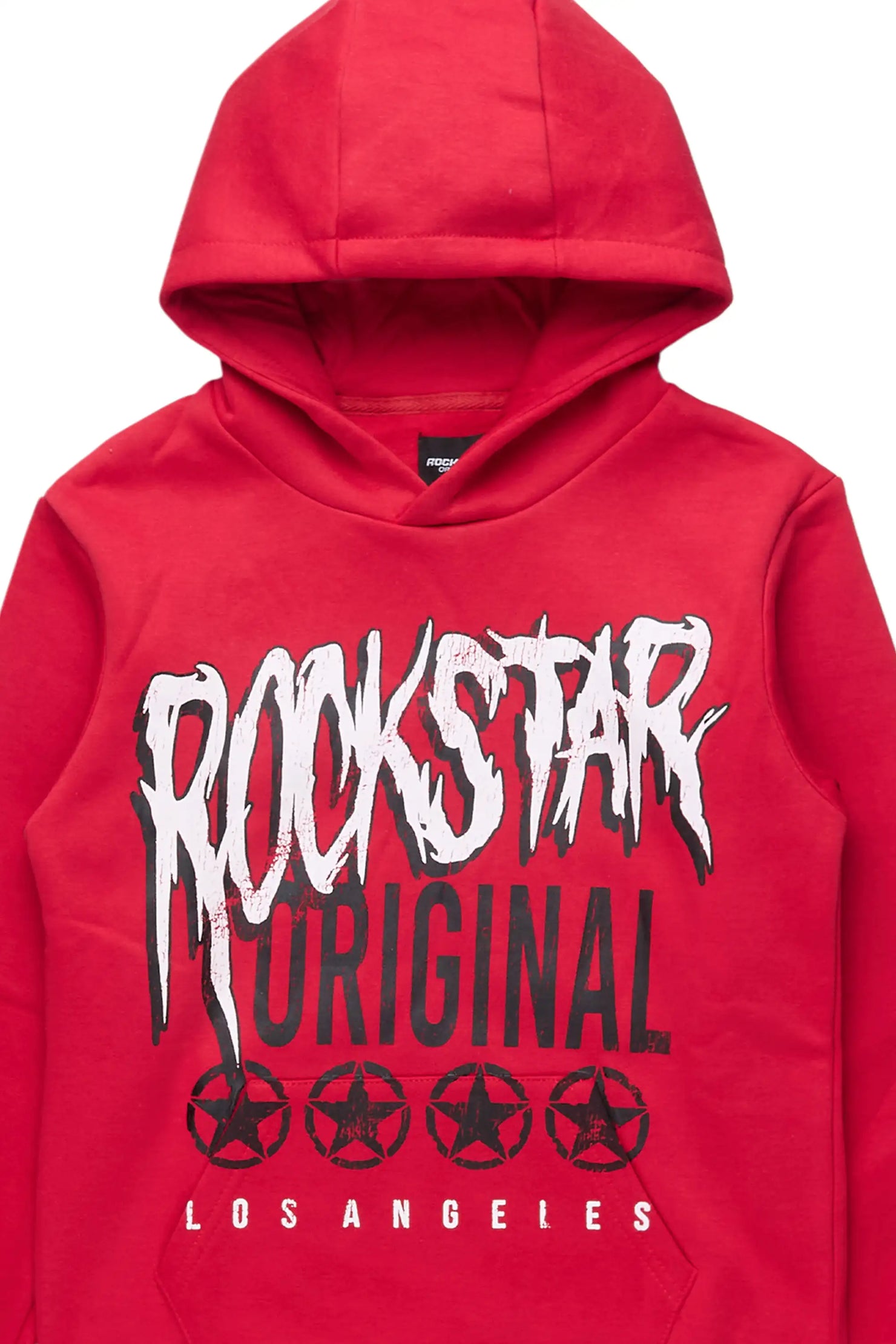Boys Wizzurd Red/White Graphic Hoodie