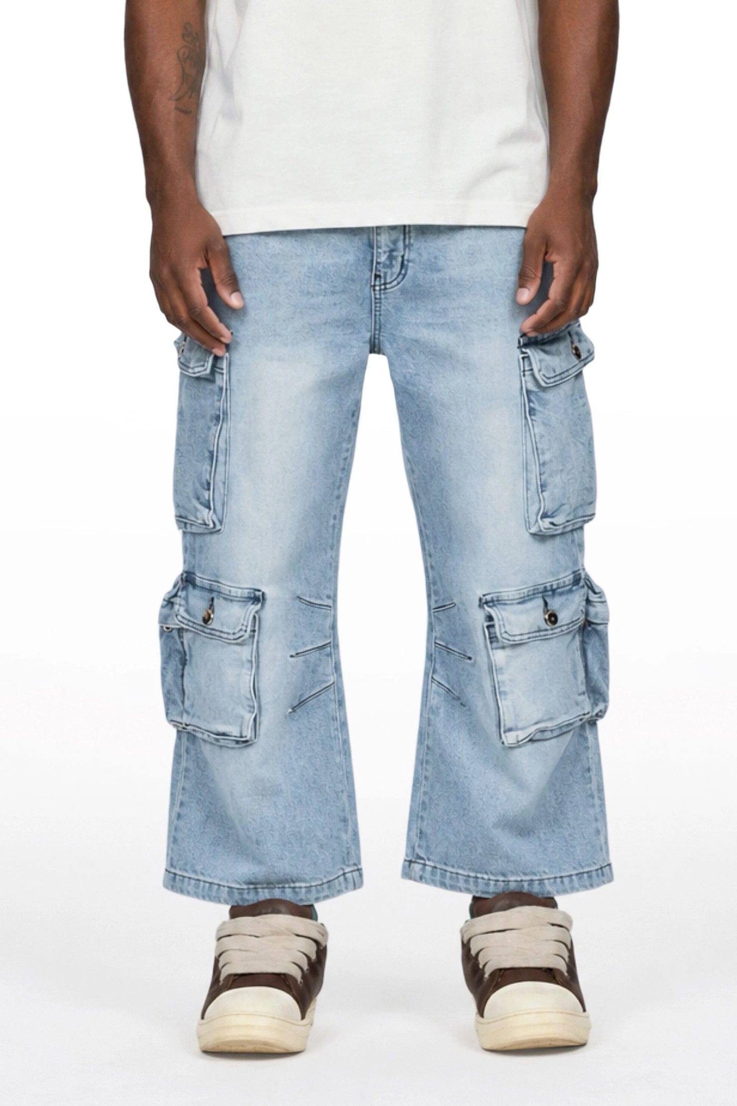 Cortie Blue Extra Long Jort