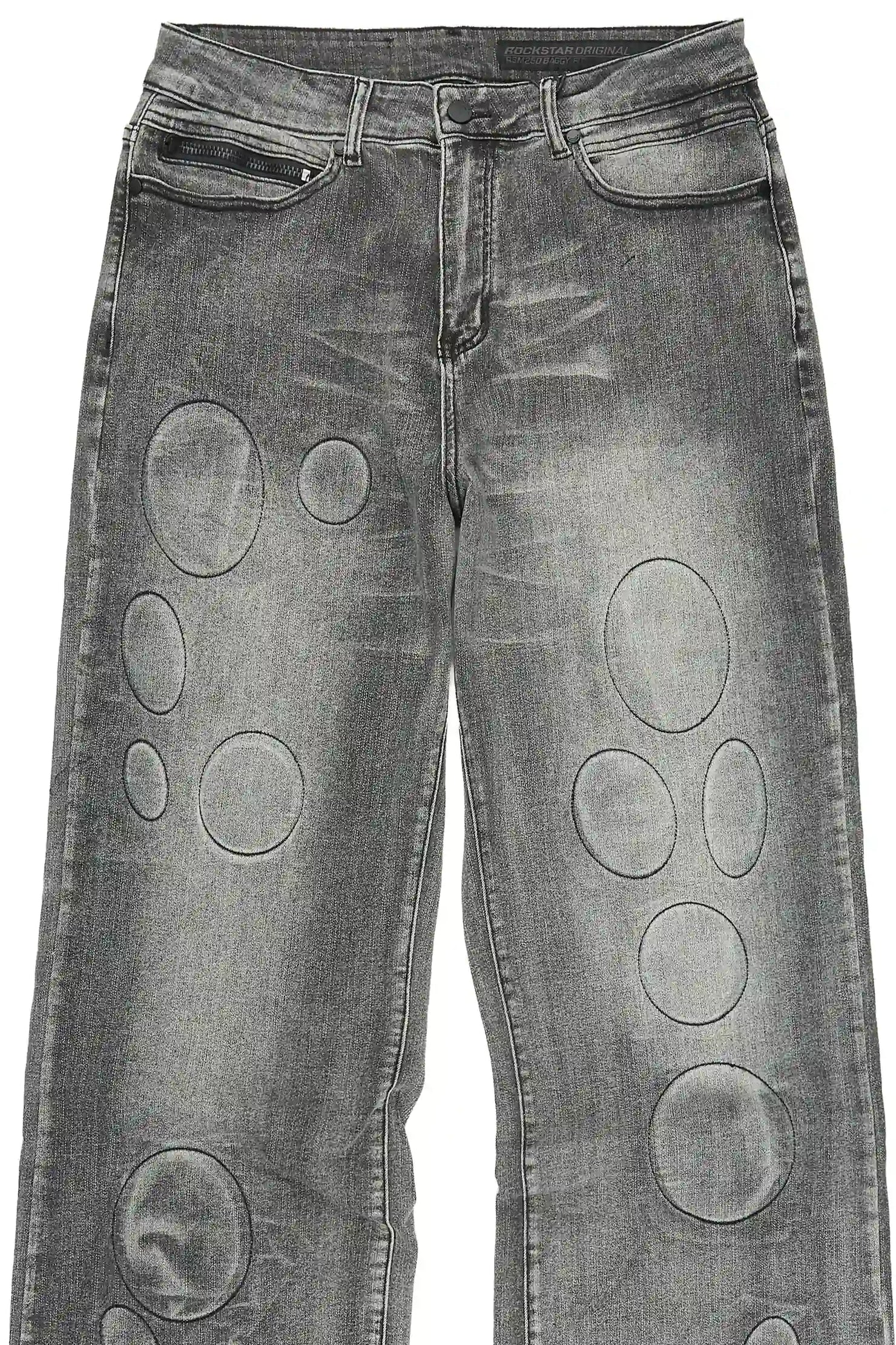 Ovol Grey Baggy Fit Jean