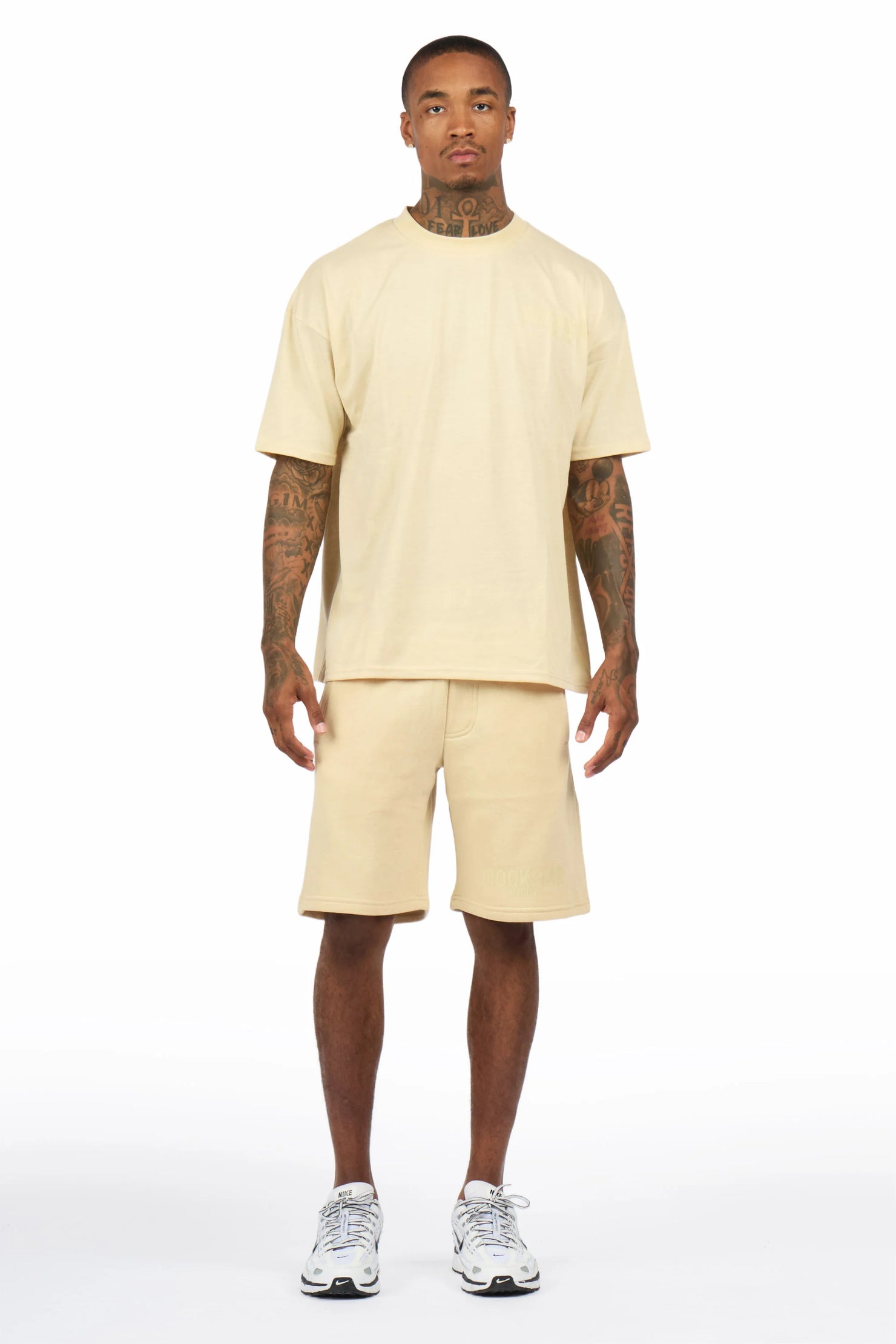 Sana Beige/Beige Short Set
