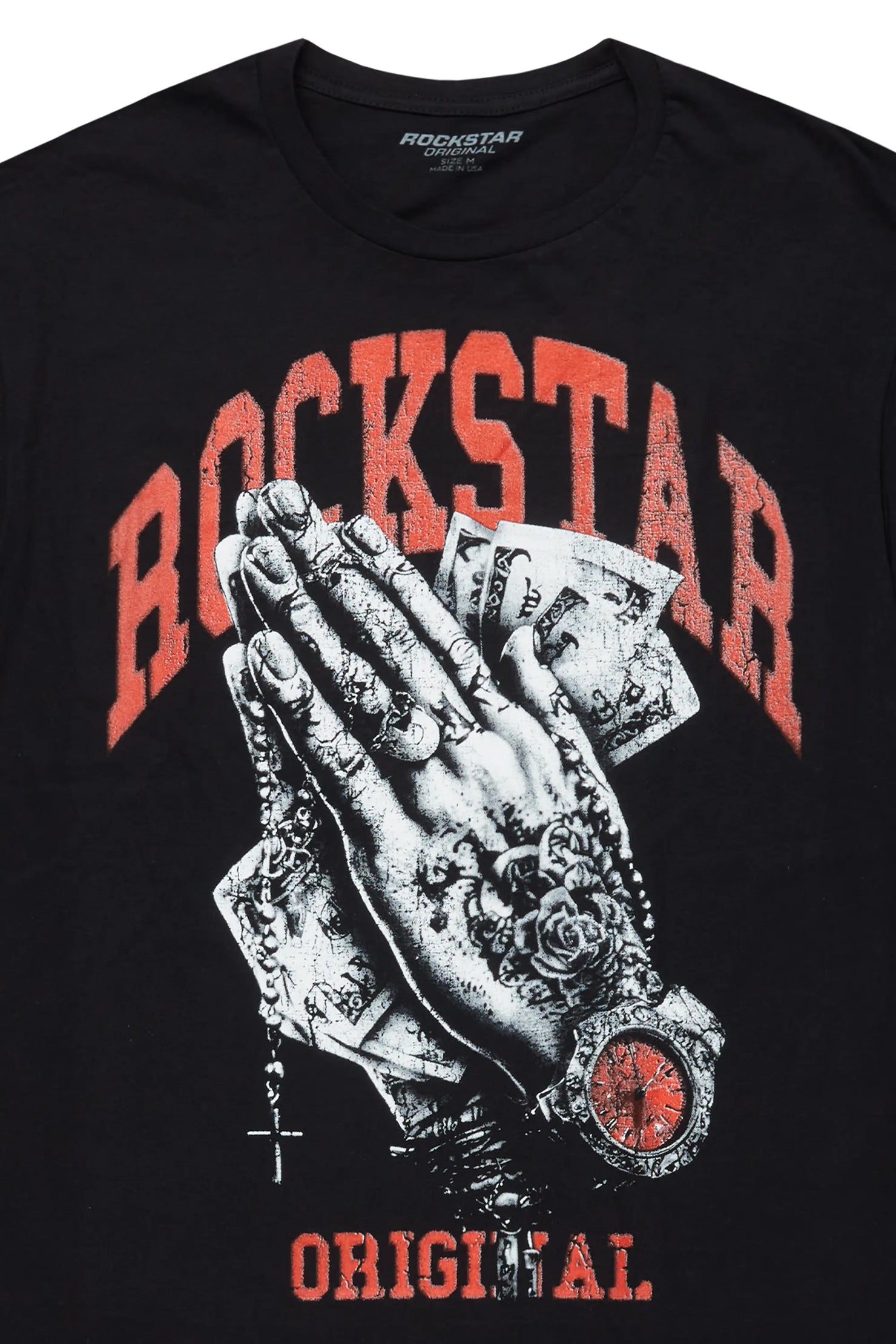 Zamir Black Graphic Oversized T-Shirt