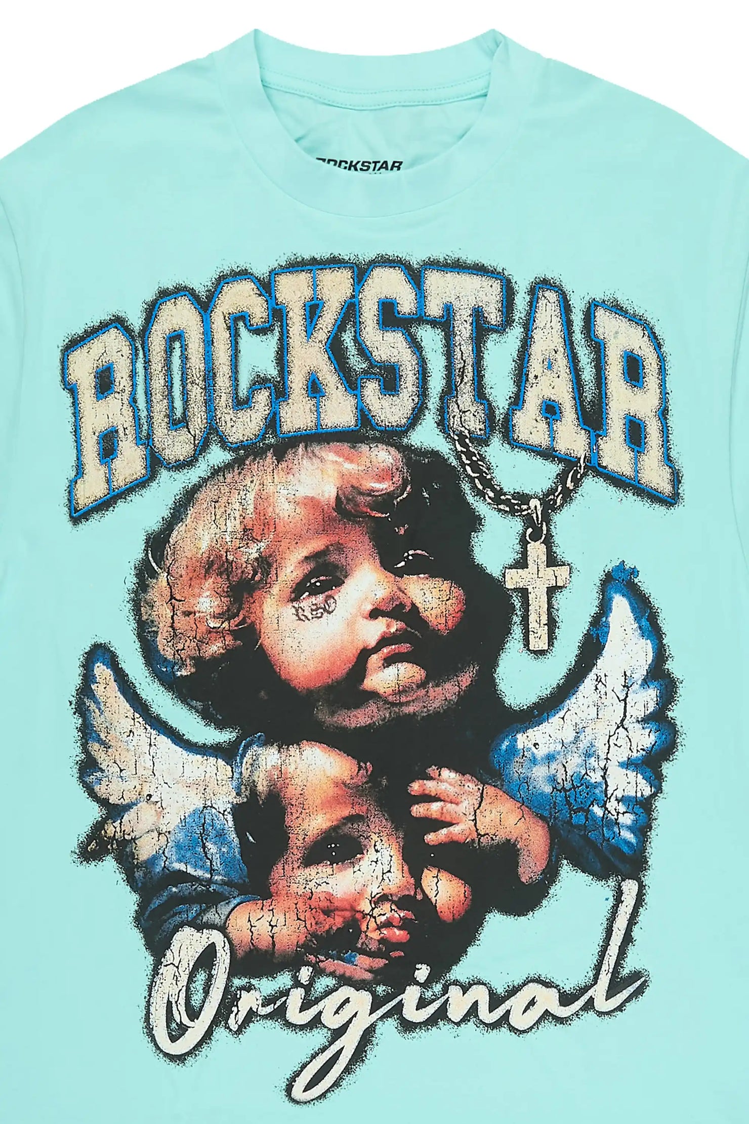 Boys Deiter 2.0 Light Blue Graphic T-Shirt