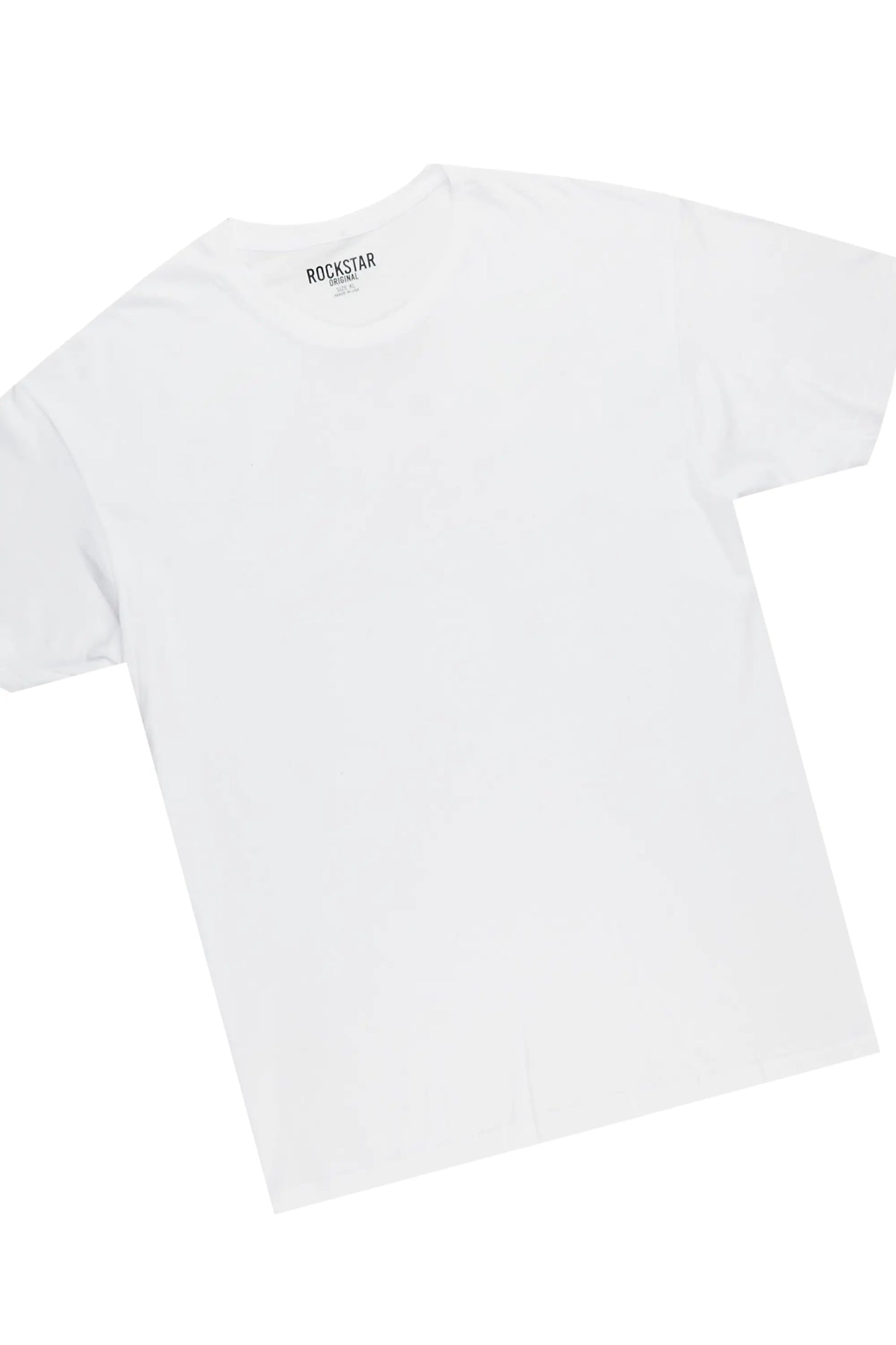 Basic White/Red T-Shirt/Stacked Track Pant Set