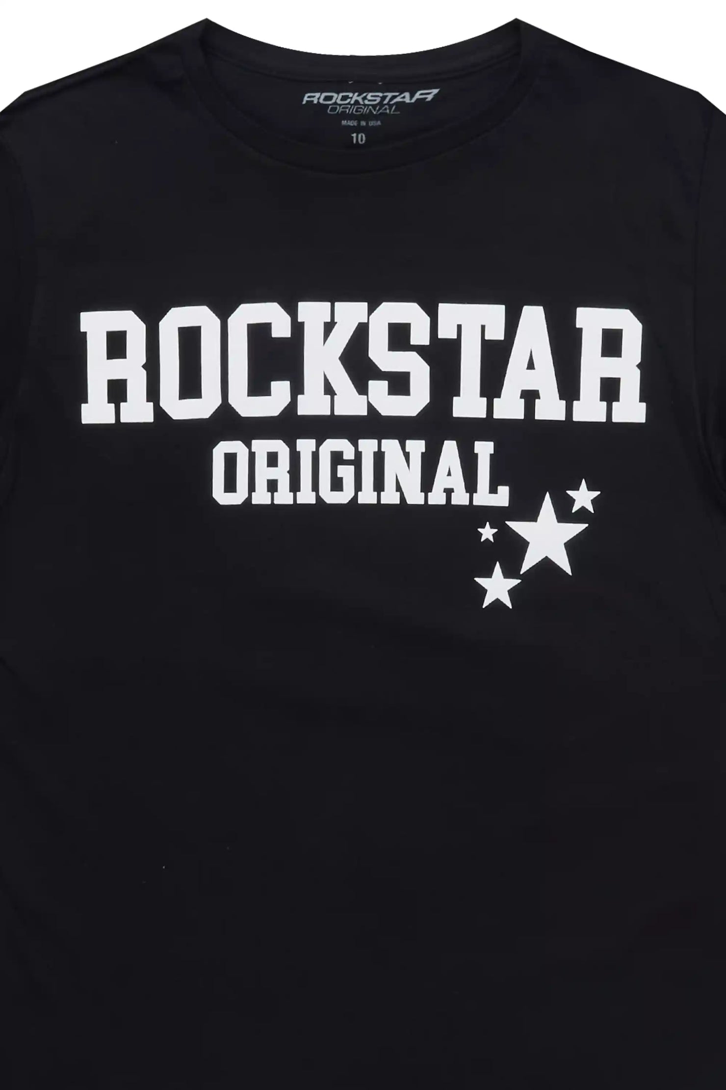 Boys Pluton Black/White Graphic T-Shirt