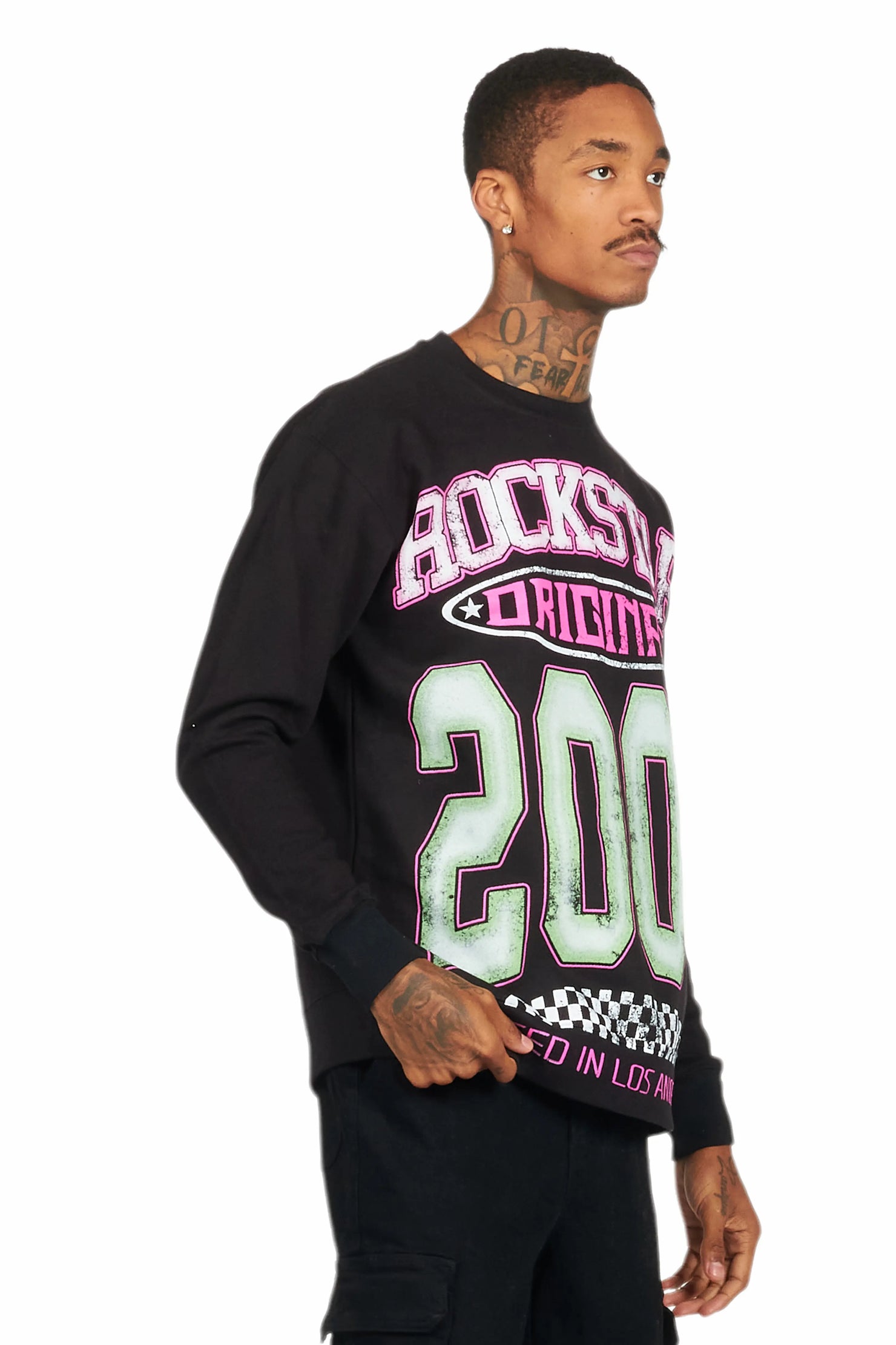 Jaren Black Graphic Crewneck
