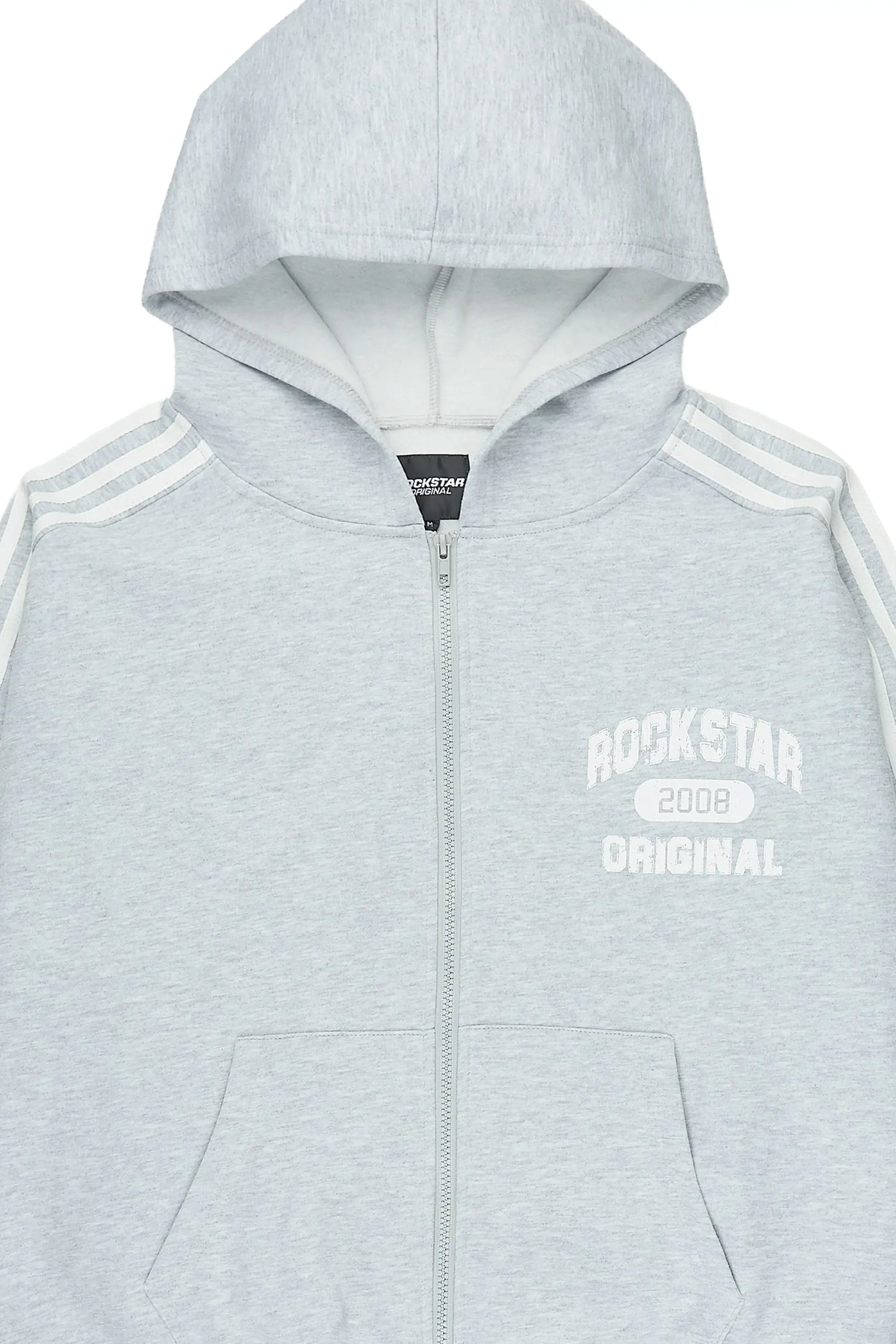 Tylla Heather Grey Zip Up Hoodie
