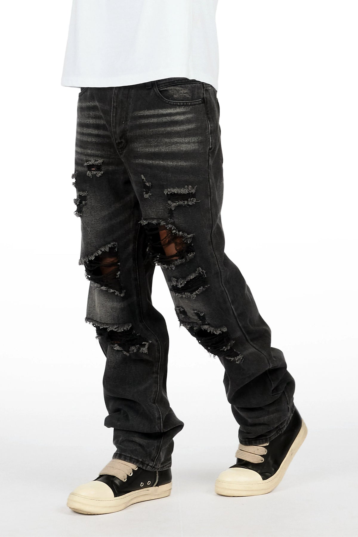 Roberson Grey Baggy Fit Jeans