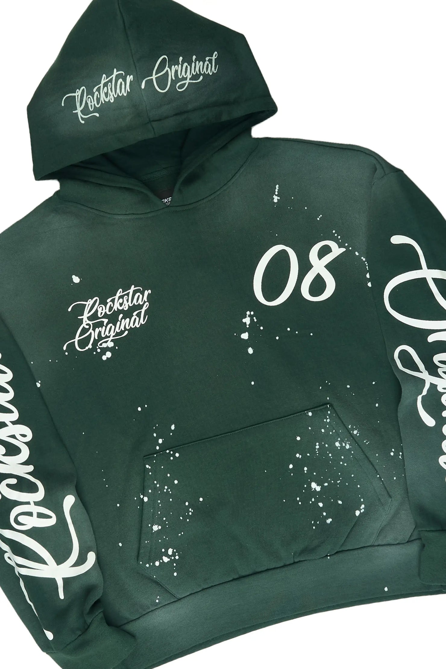 Hanif 2.0 Vintage Forest Green Hoodie/ Relaxed Pant Track Set