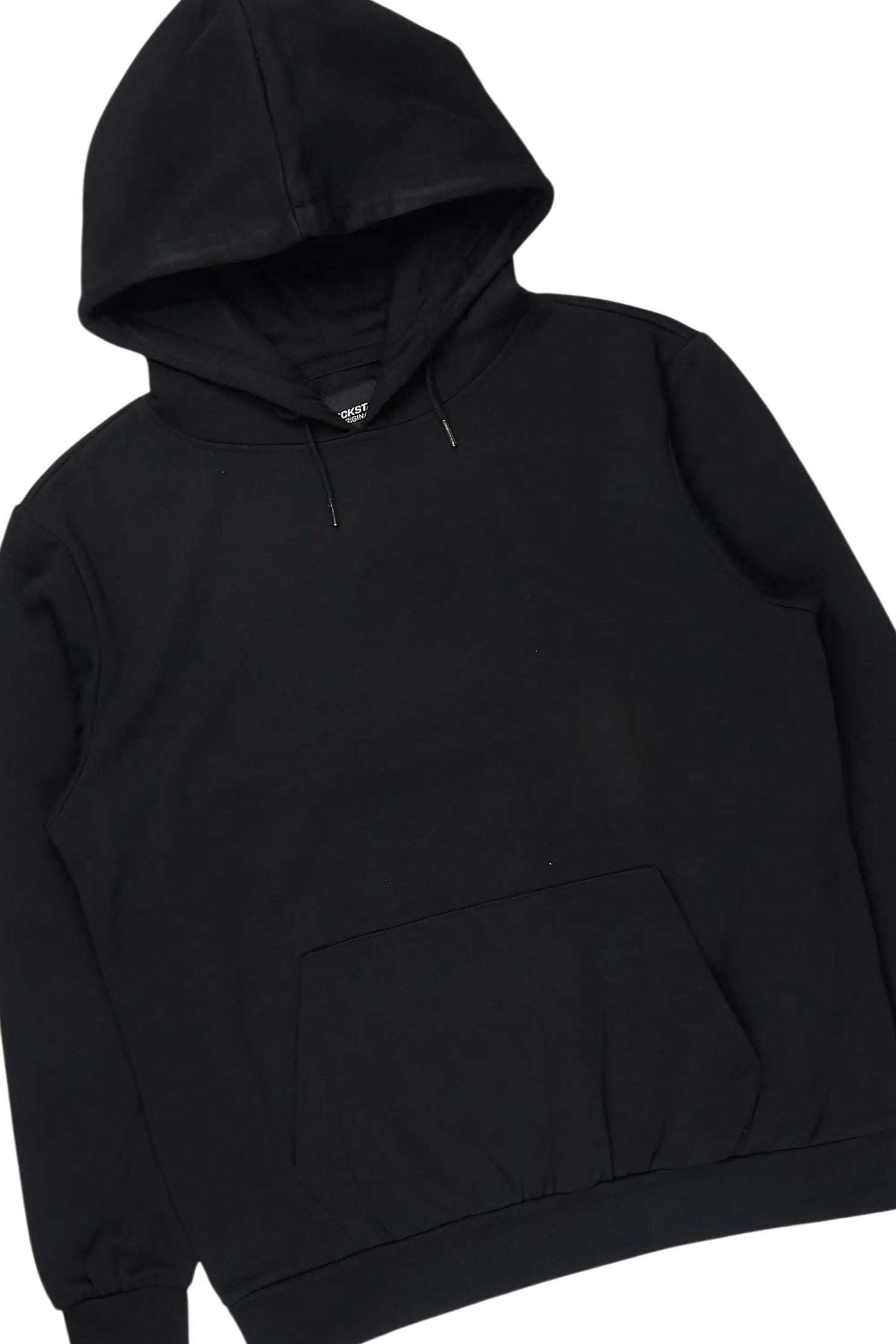 Basic Black/Black Hoodie/Stacked Flare Track Set