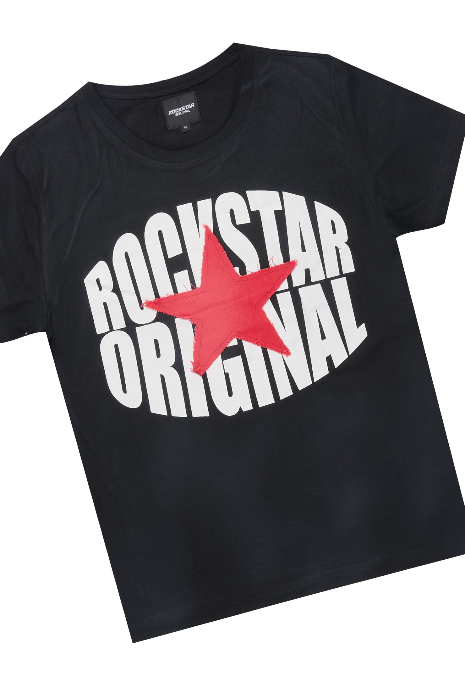 Boys Sarge Black T-Shirt/Short Set
