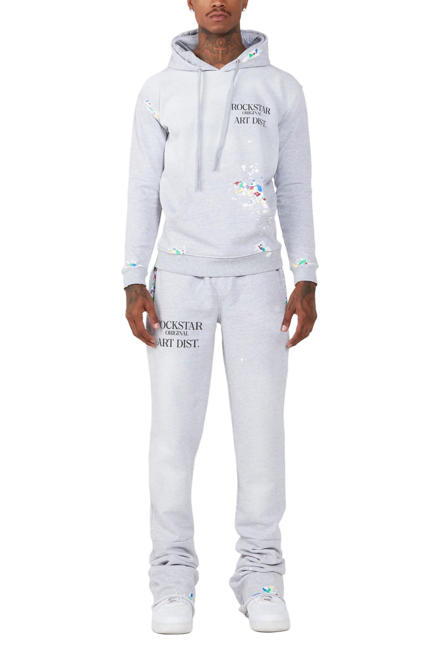 Rockstar Art Dist. Grey Super Stacked Track Set