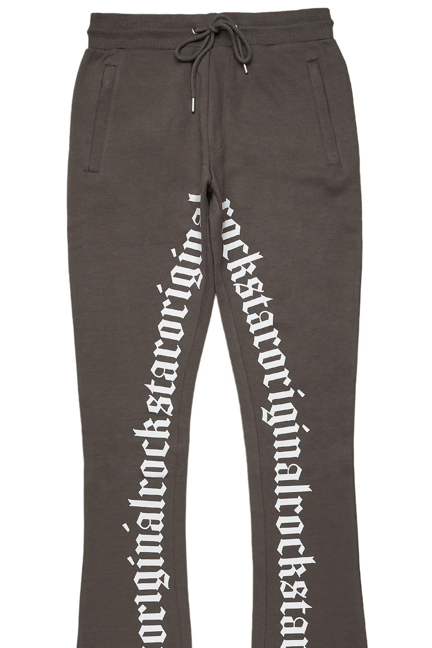 Callie Vintage Grey Super Stacked Flare Pants