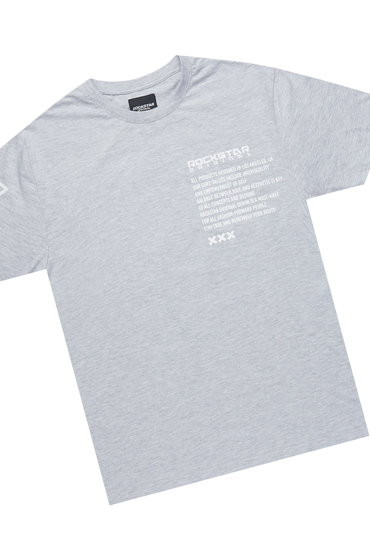 Jash Heather Grey Short Set