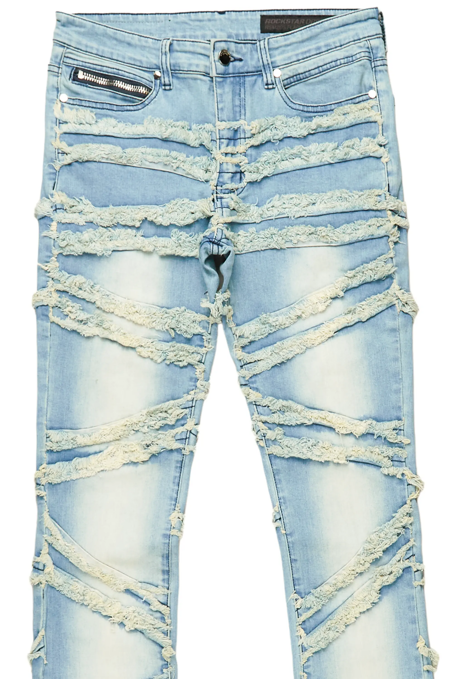 Norbert Blue Stacked Flare Jean
