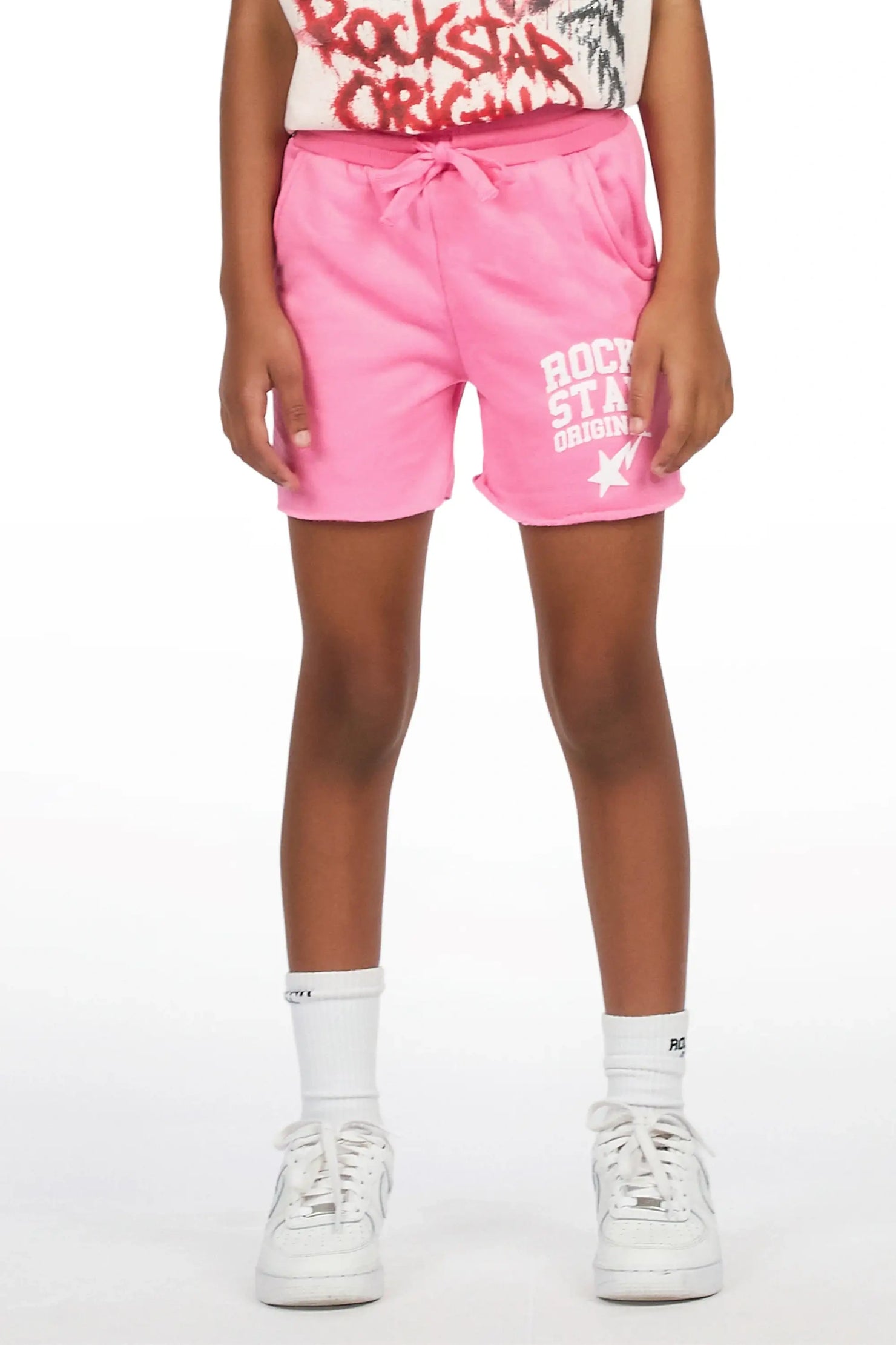 Girls Gerrit Bubblegum Fleece Short