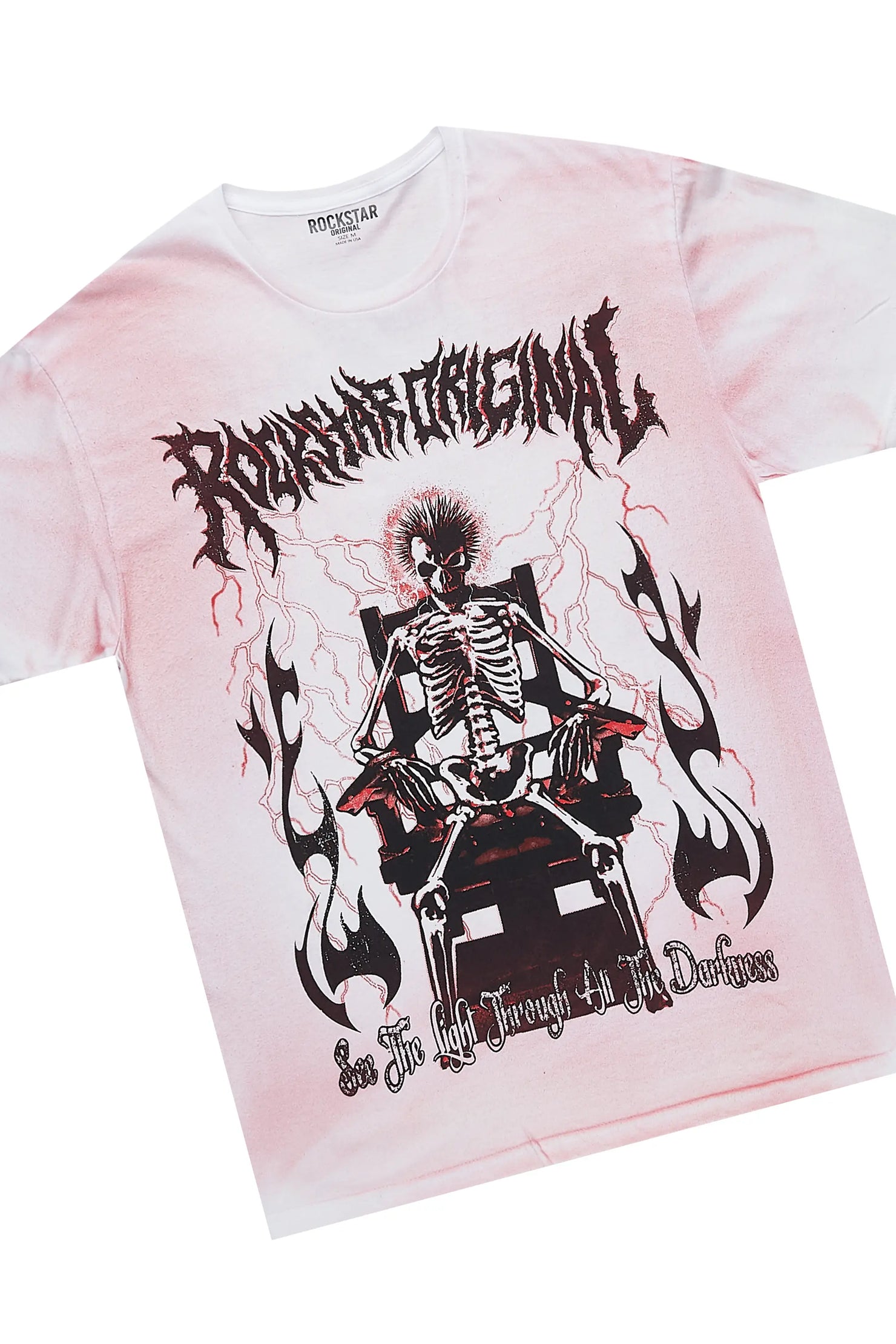 Deathrow Red T-Shirt/Stacked Flare Pant Set